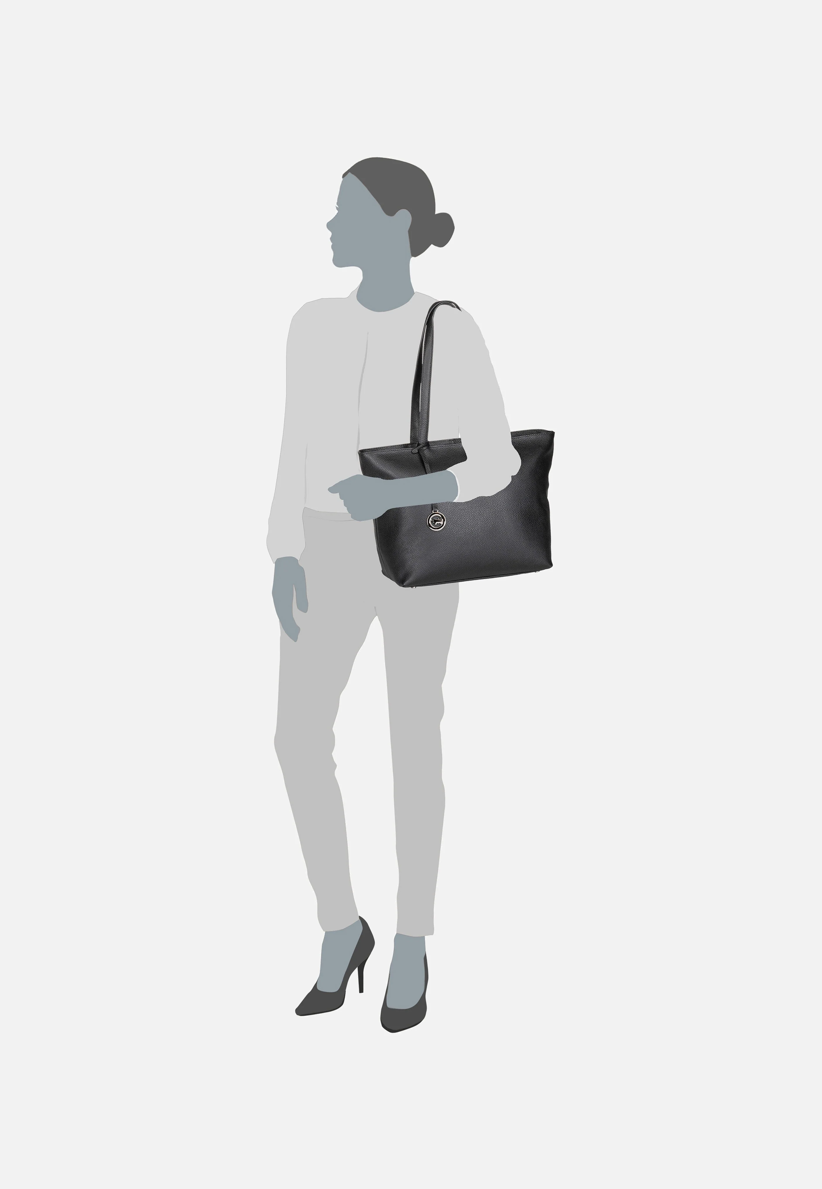 Hanna 12078 Schwarz - Shopper - Image 7