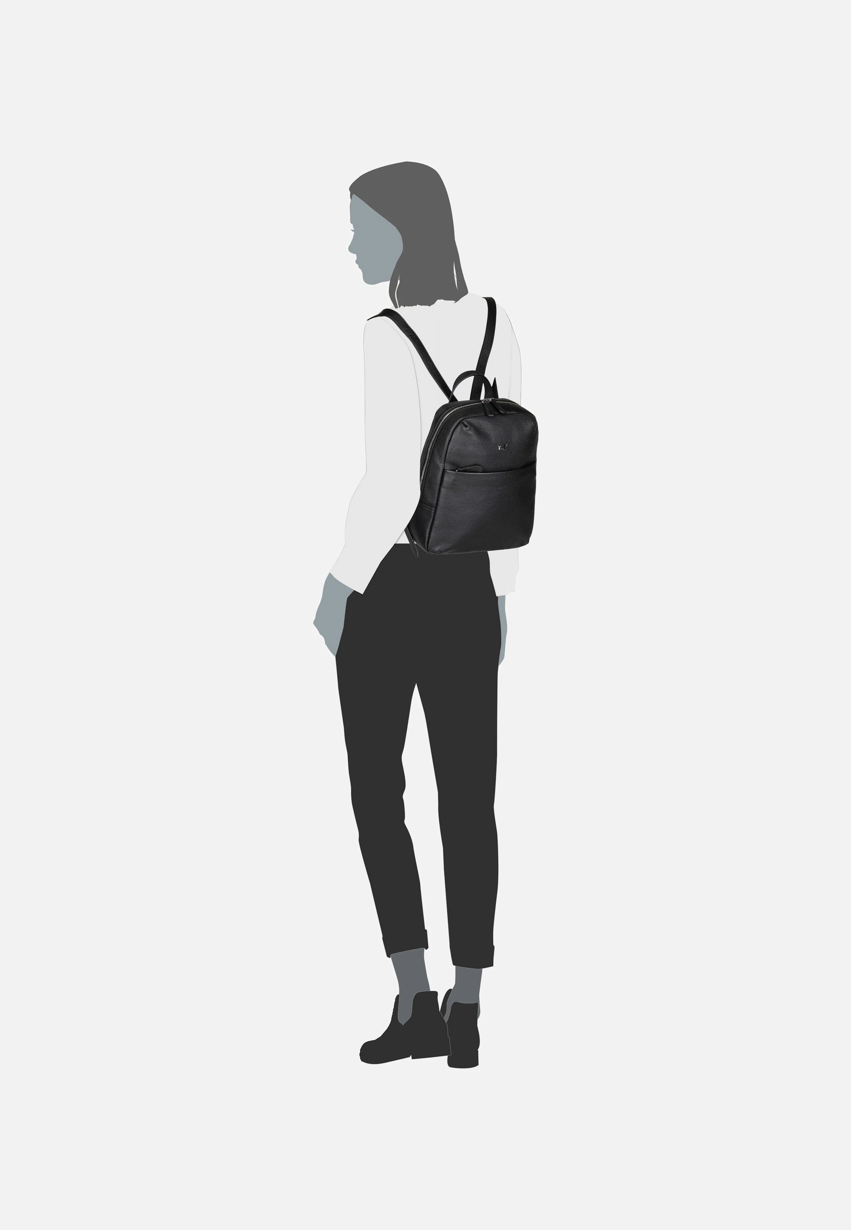 Hanna Backpack S Schwarz - Rucksack - Image 6