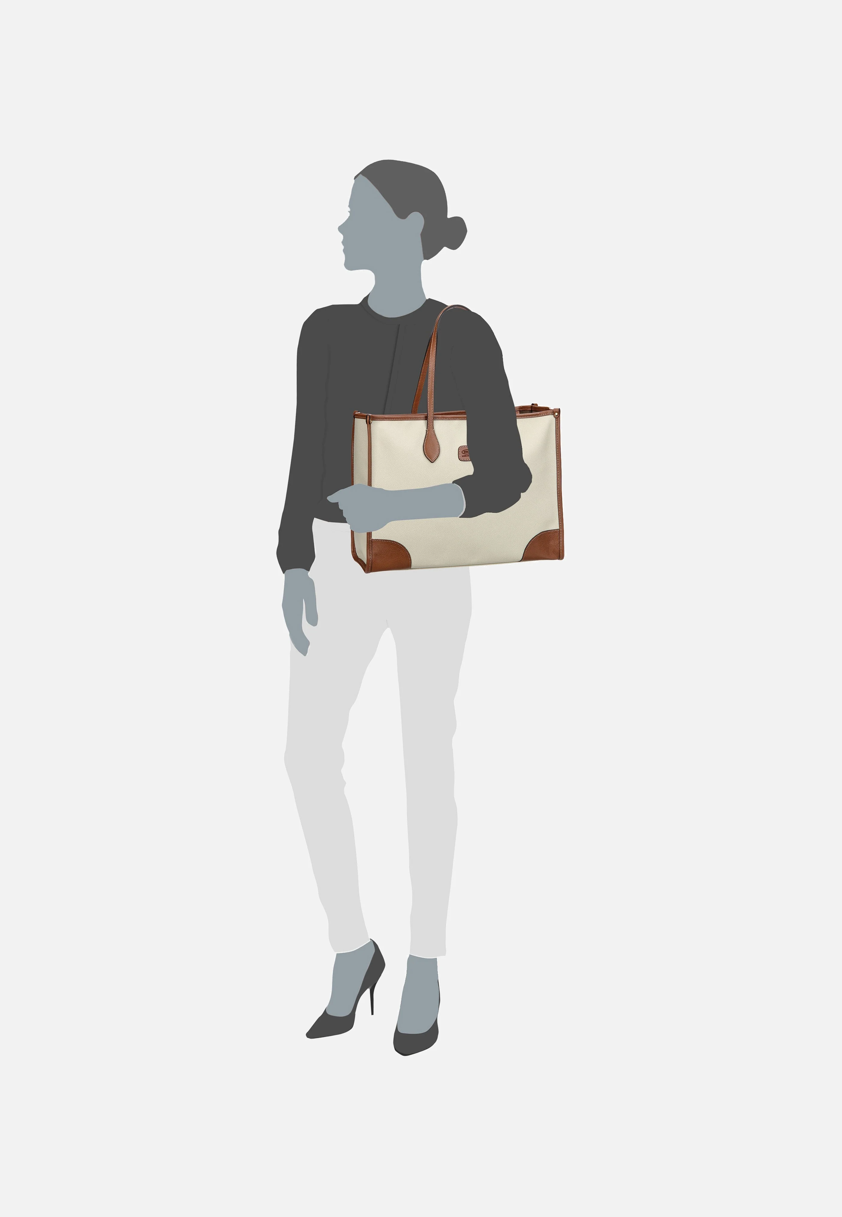 Firenze Shopping Creme - Shopper - Image 7