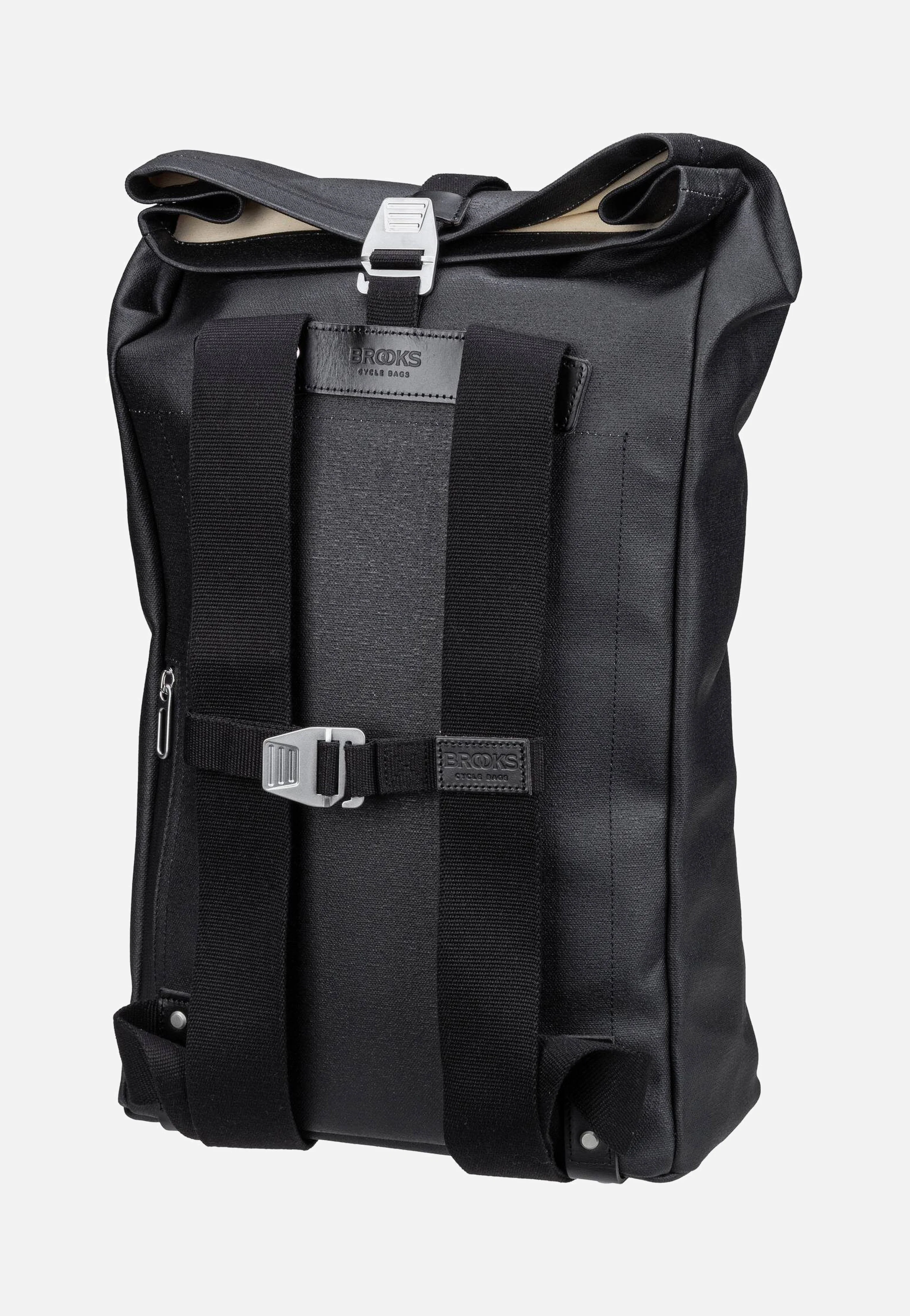 Pickwick Cotton Canvas 26 L Black - Rolltop Rucksack - Image 2