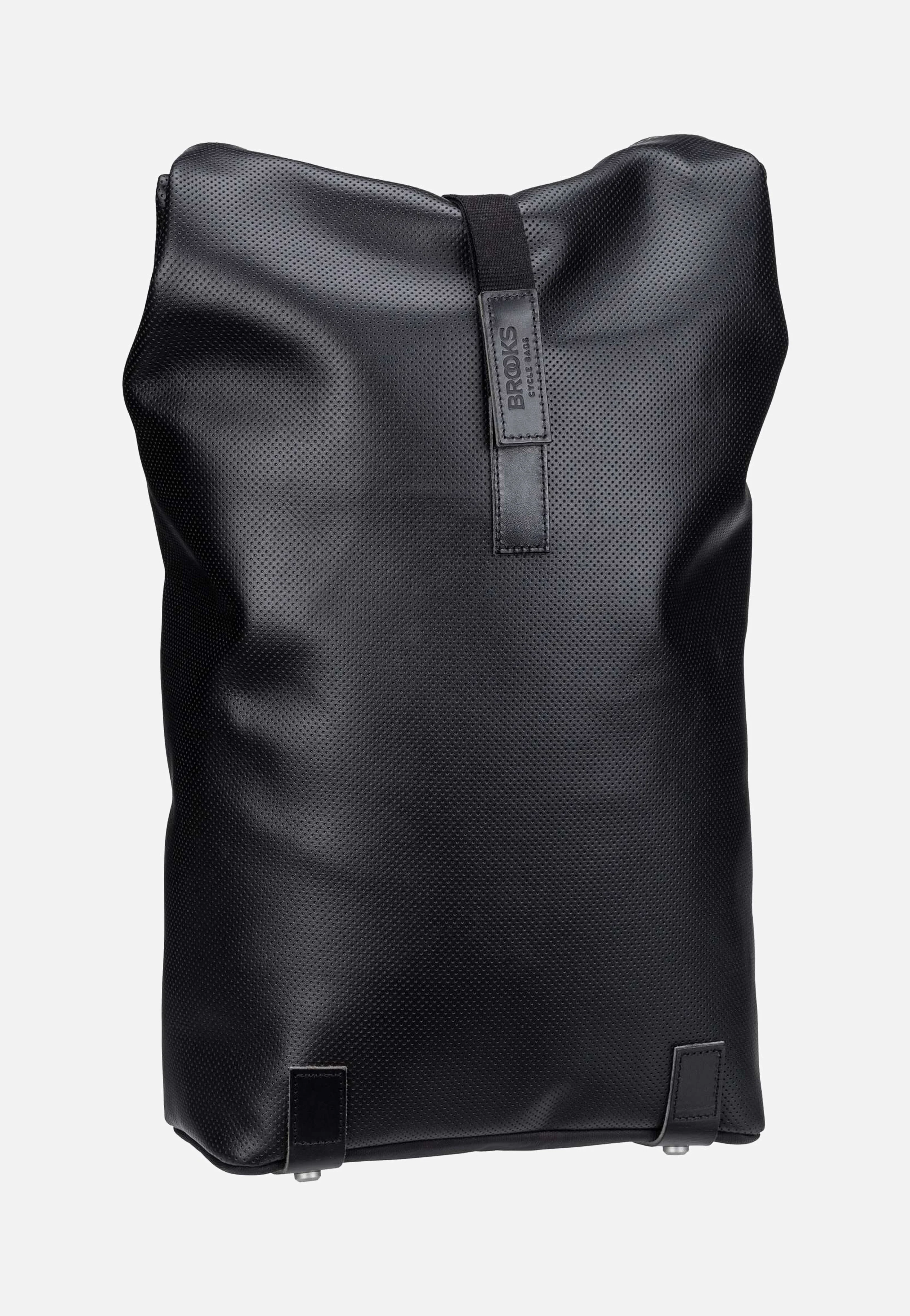 Pickwick Reflective Leather 12 L Black - Rolltop Rucksack
