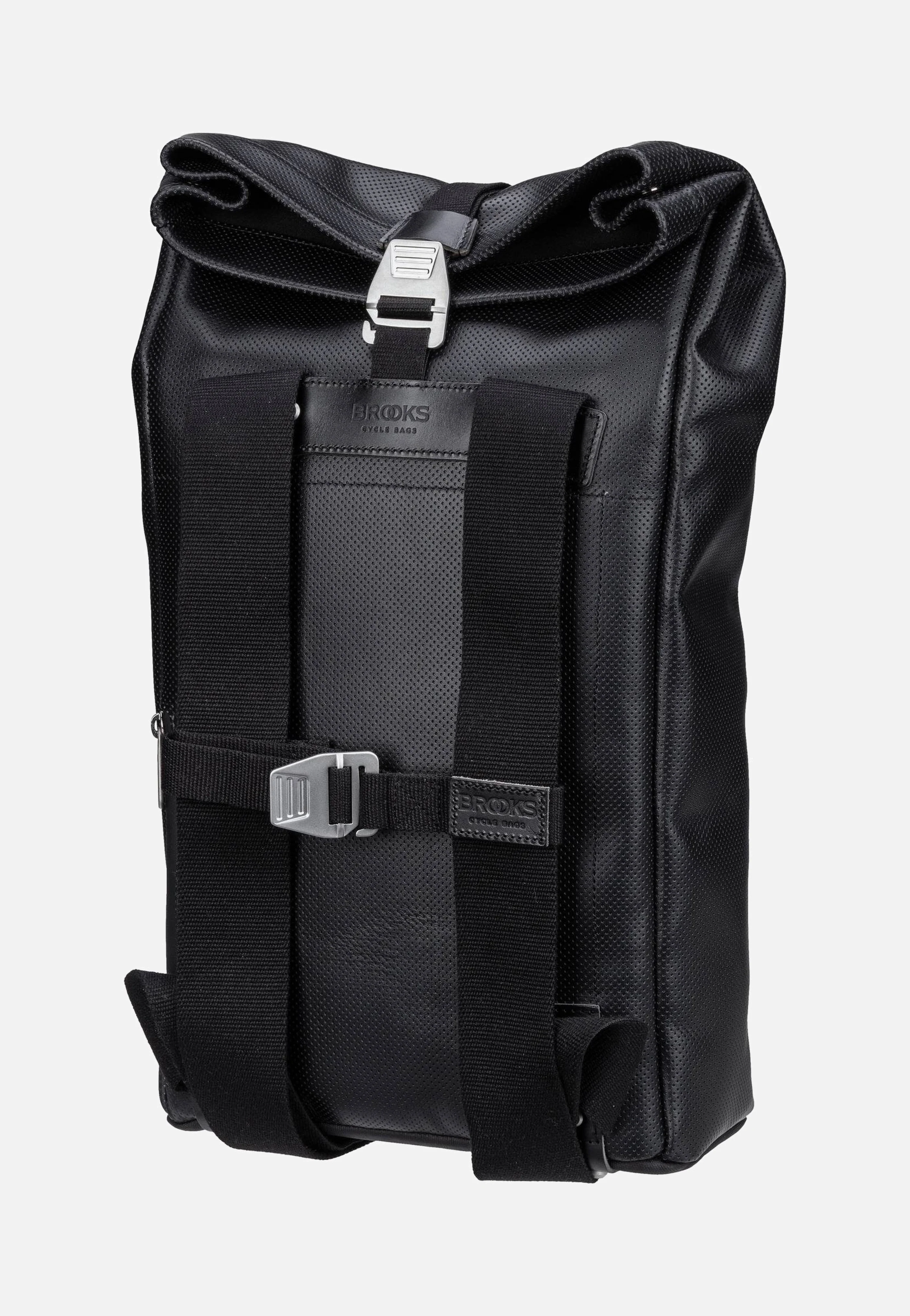 Pickwick Reflective Leather 12 L Black - Rolltop Rucksack - Image 2