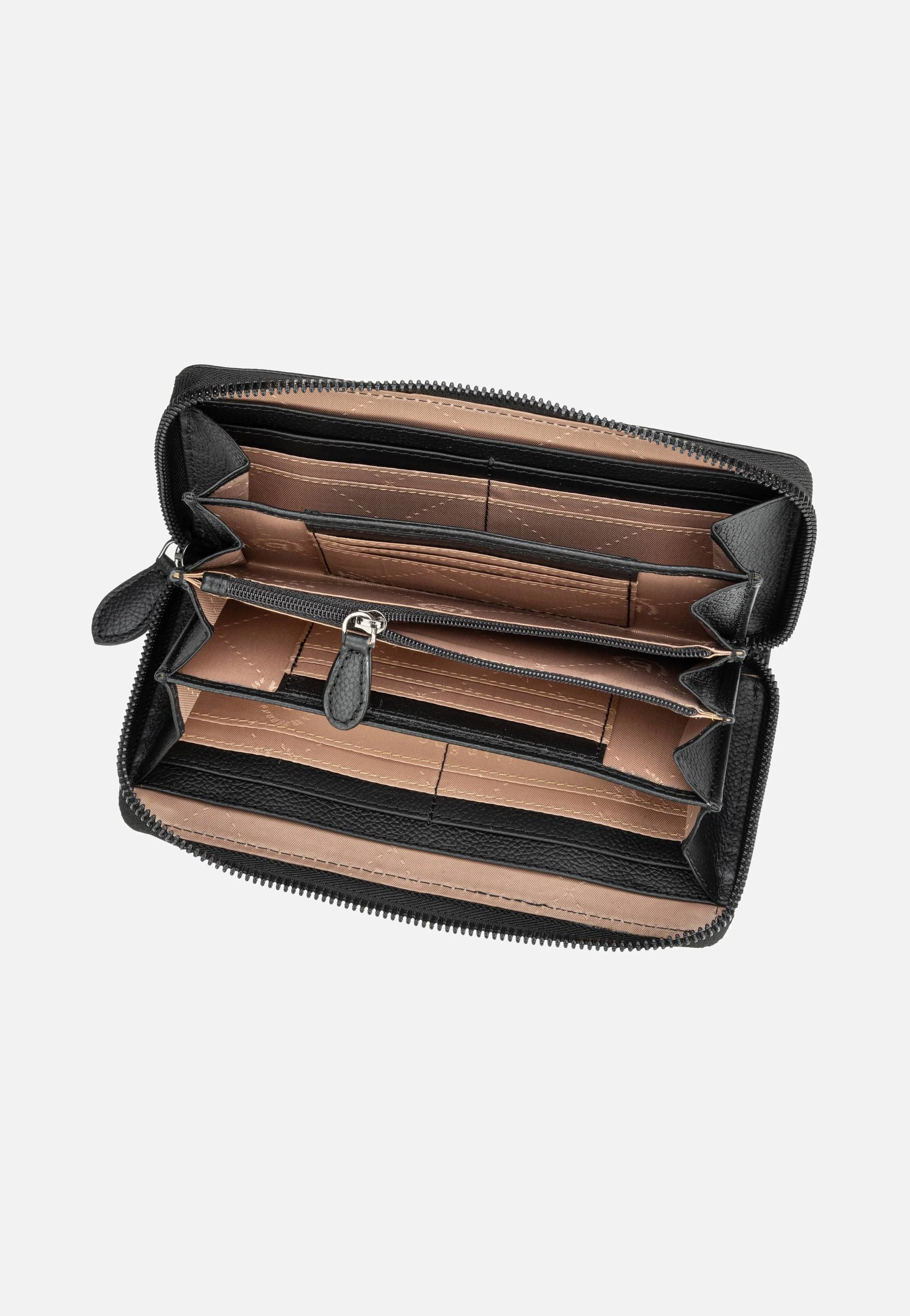 Bella Ladies Zip Longpurse Schwarz - Portemonnaie - Image 4