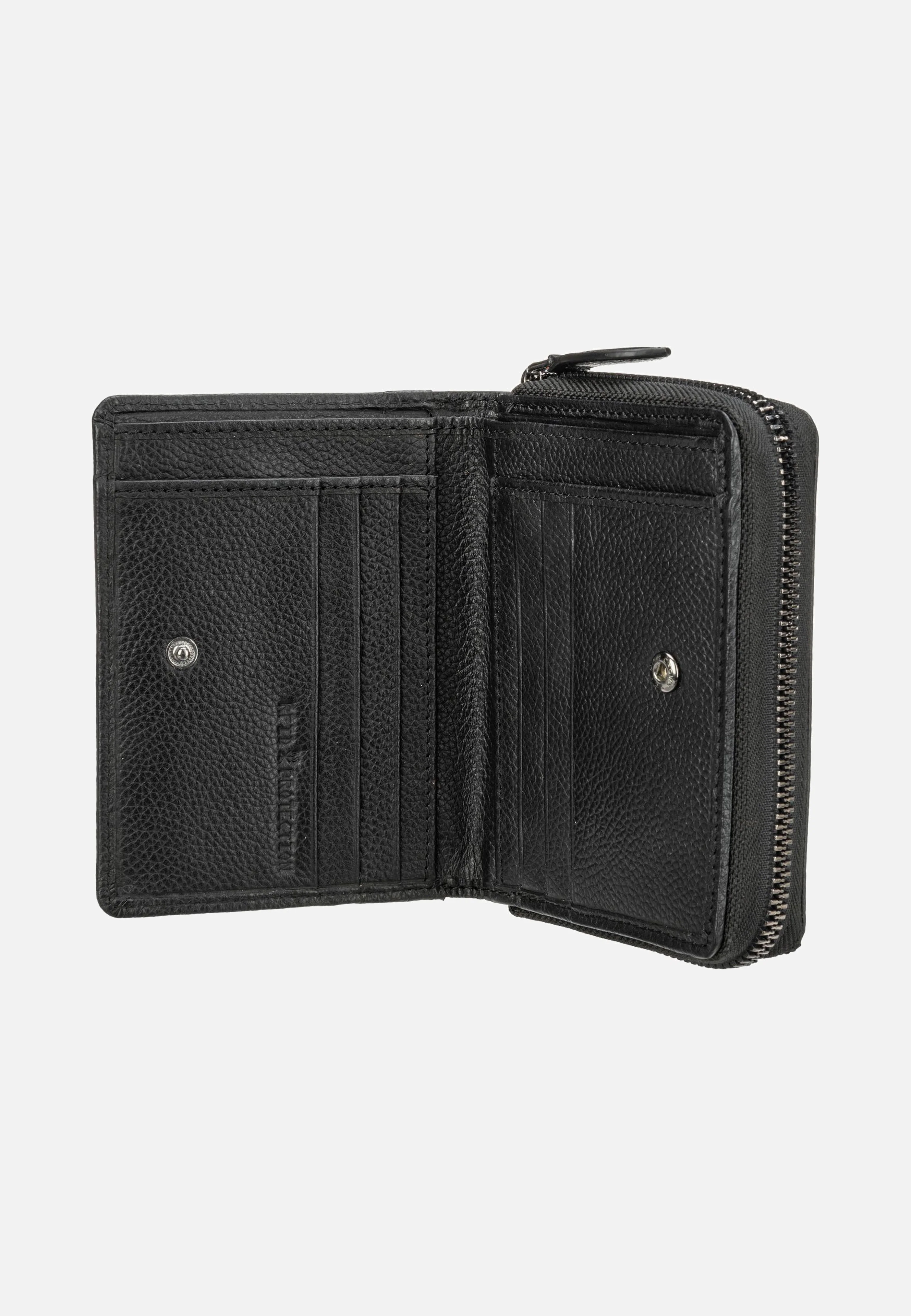 Bella Ladies Zip Schwarz - Portemonnaie - Image 3