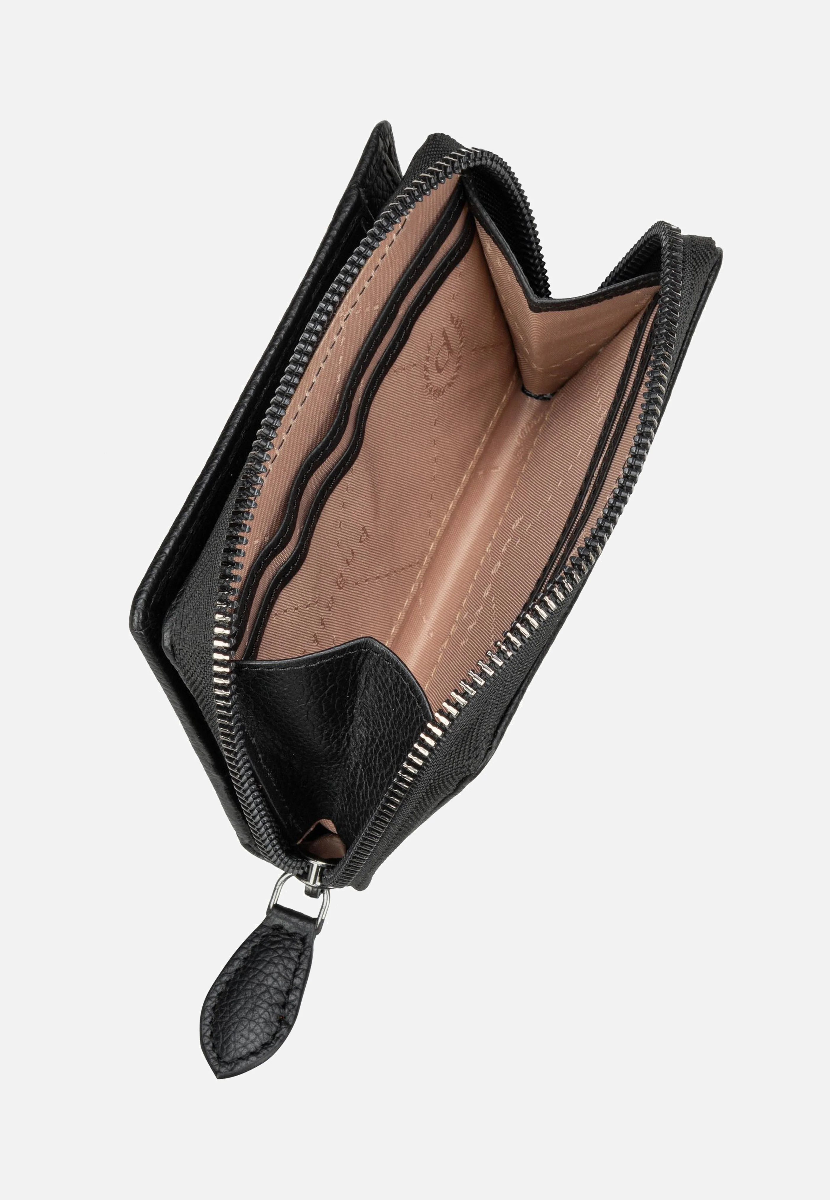 Bella Ladies Zip Schwarz - Portemonnaie - Image 4