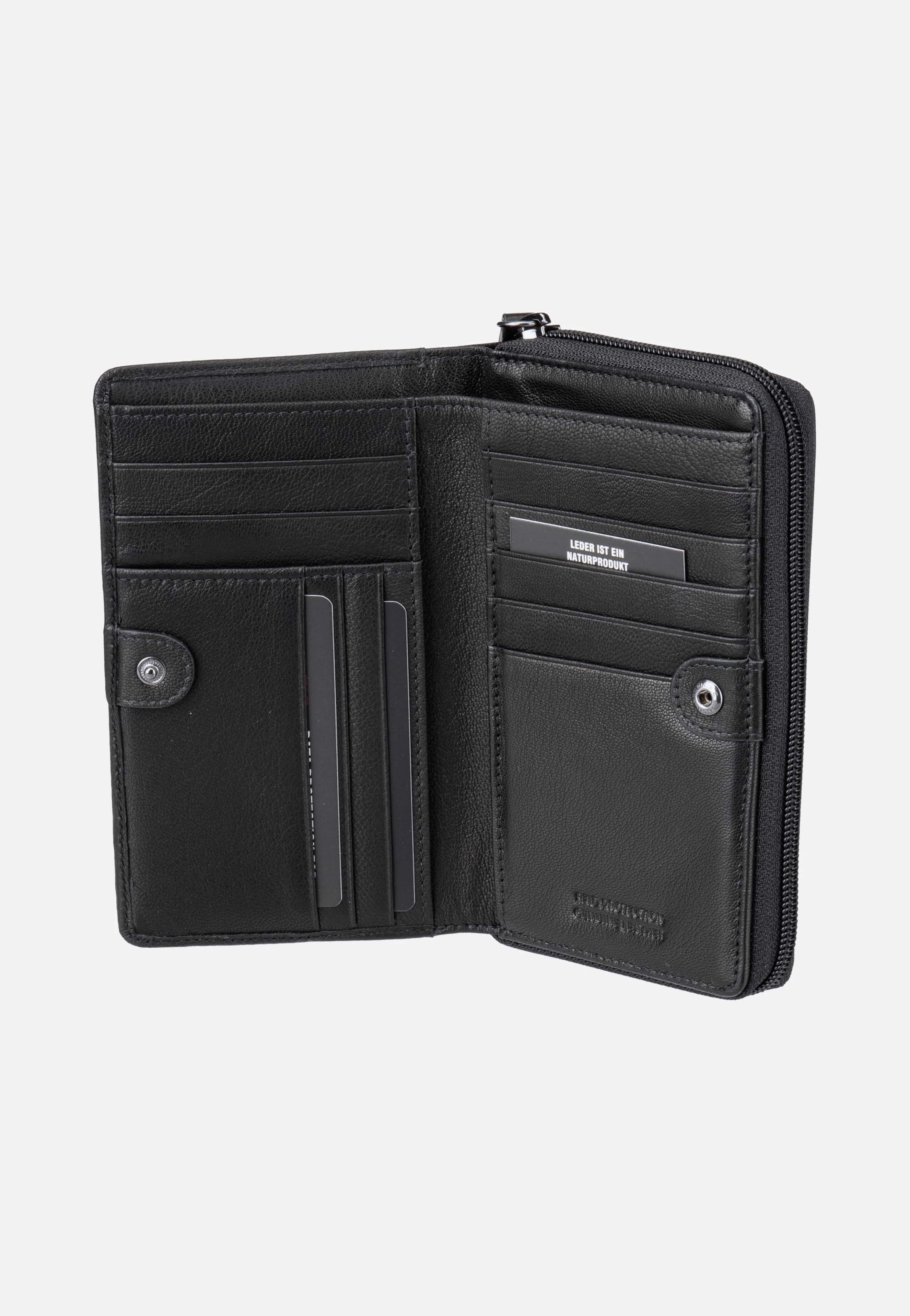 Black Magic Zip Ladies Wallet Black - Portemonnaie - Image 5