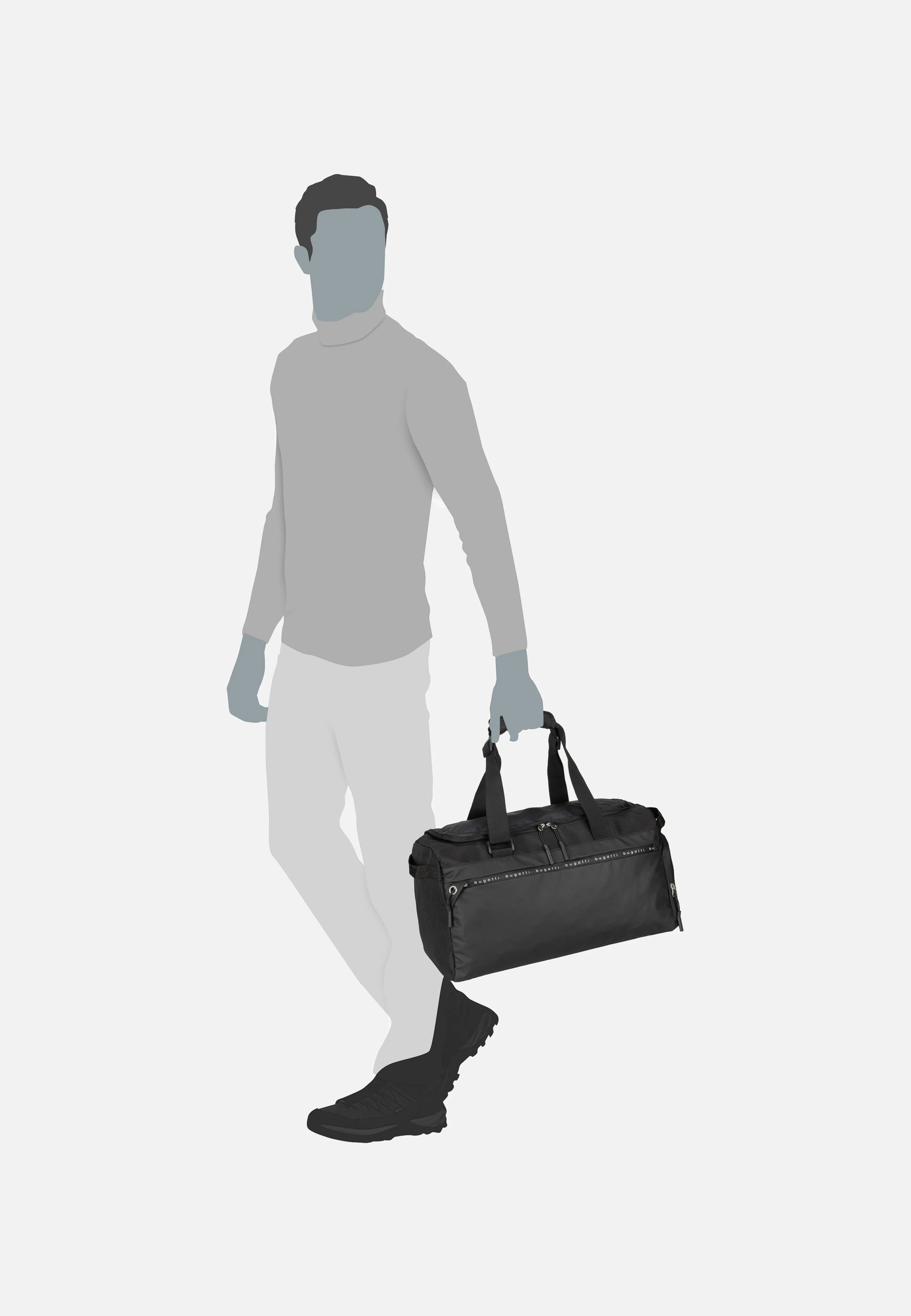 Blanc DeLight Sportsbag Schwarz - Dufflebag - Image 6