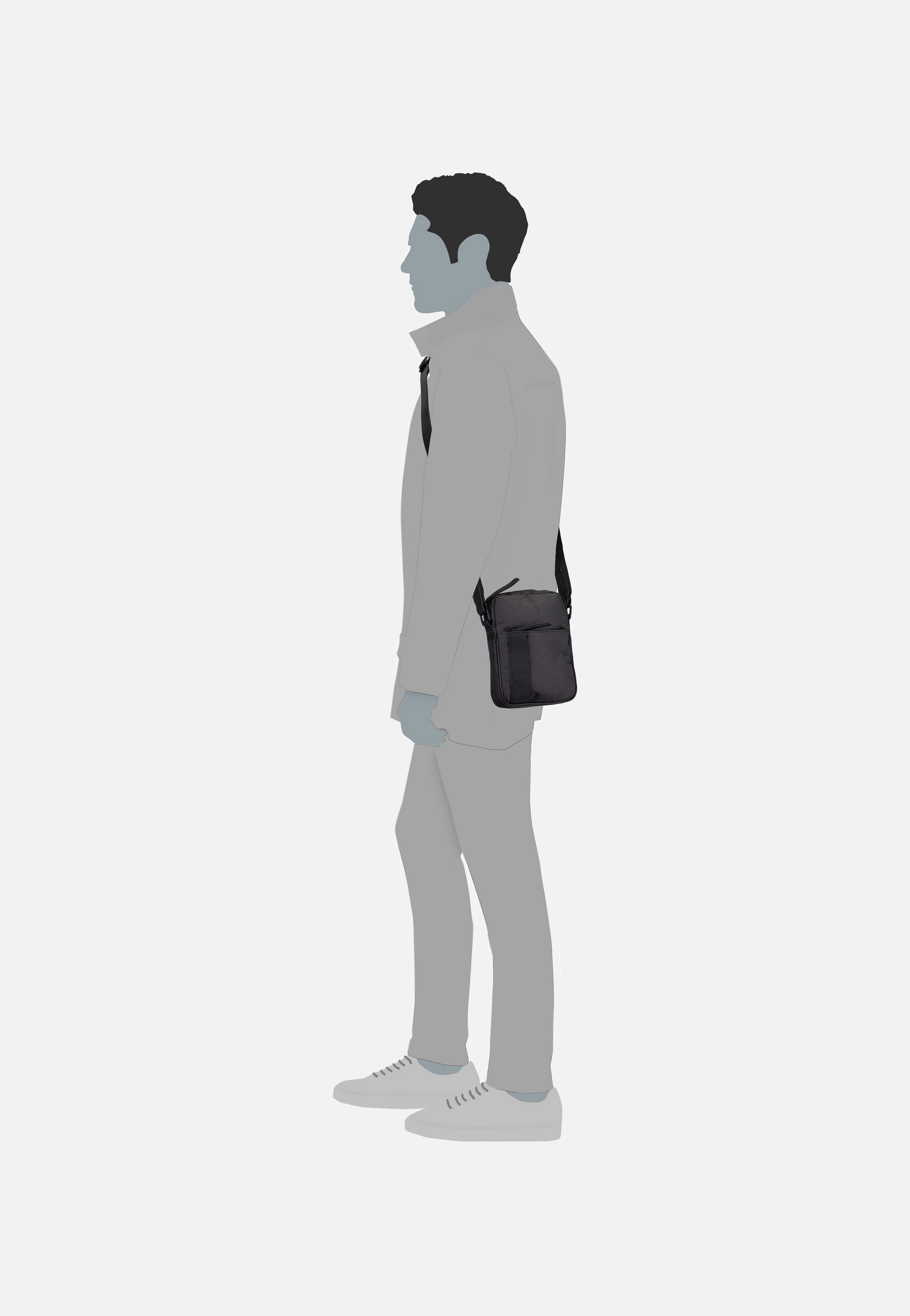 Domani Small 5857 Anthrazit - Crossbody Bag - Image 5