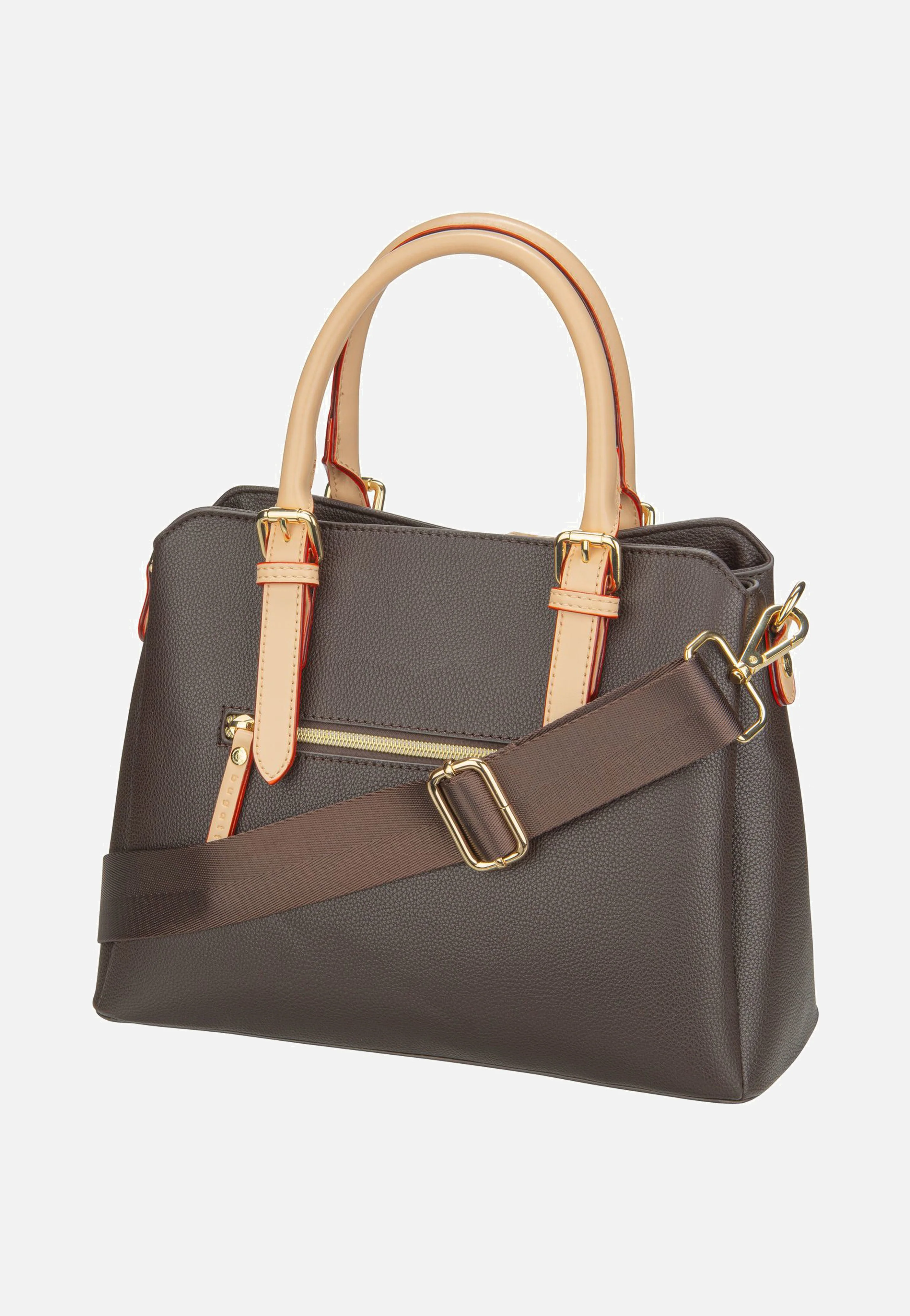 Ella Bowling Bag M Dunkelbraun - Bowling Bag - Image 2