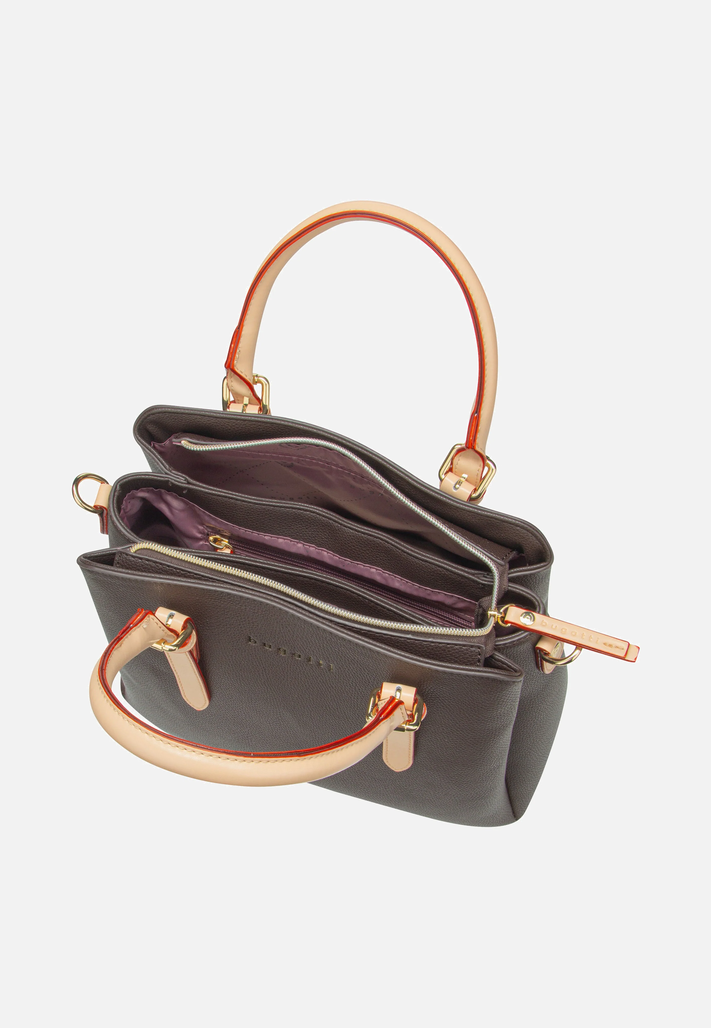 Ella Bowling Bag M Dunkelbraun - Bowling Bag - Image 4