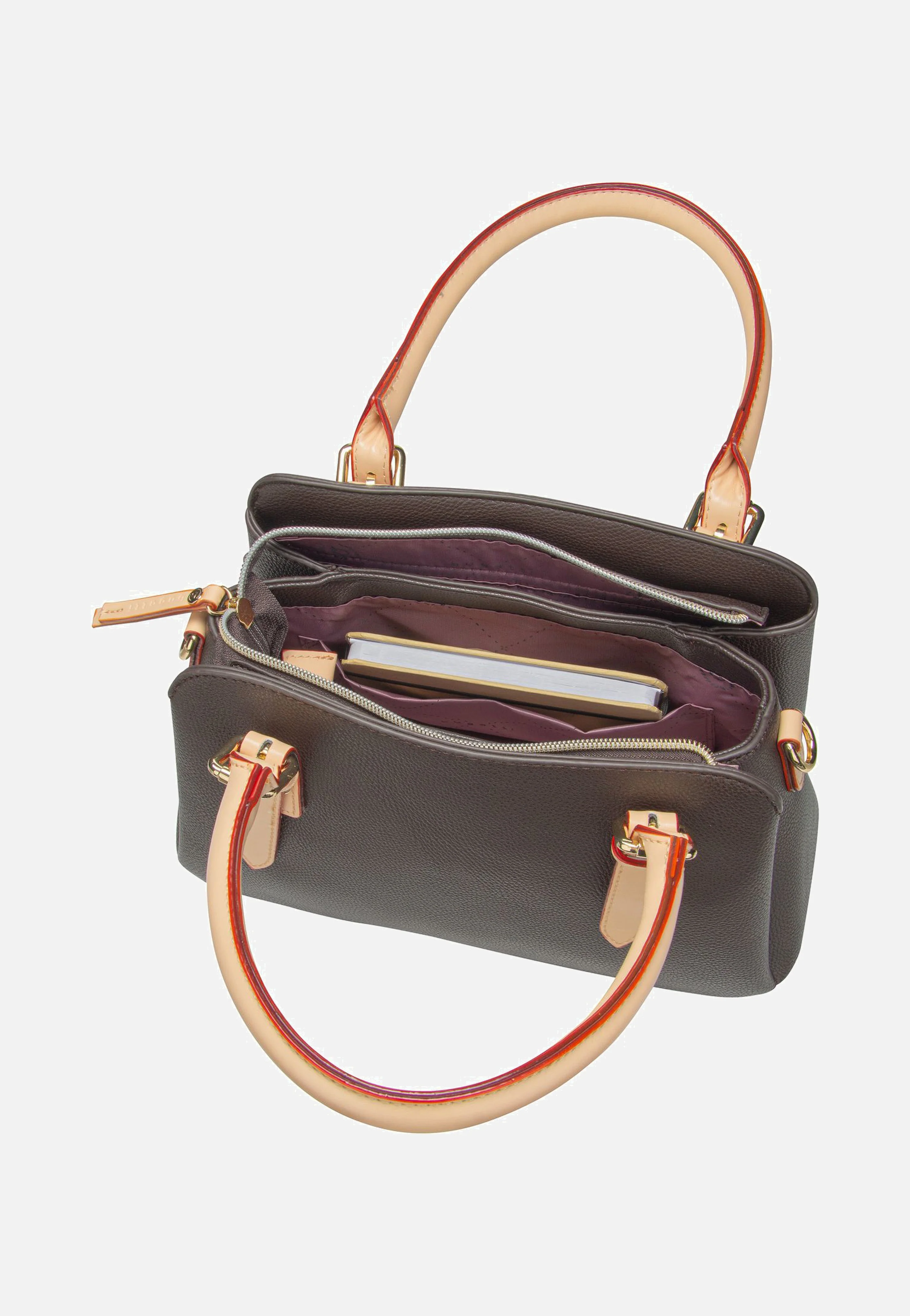 Ella Bowling Bag S Dunkelbraun - Bowling Bag - Image 4