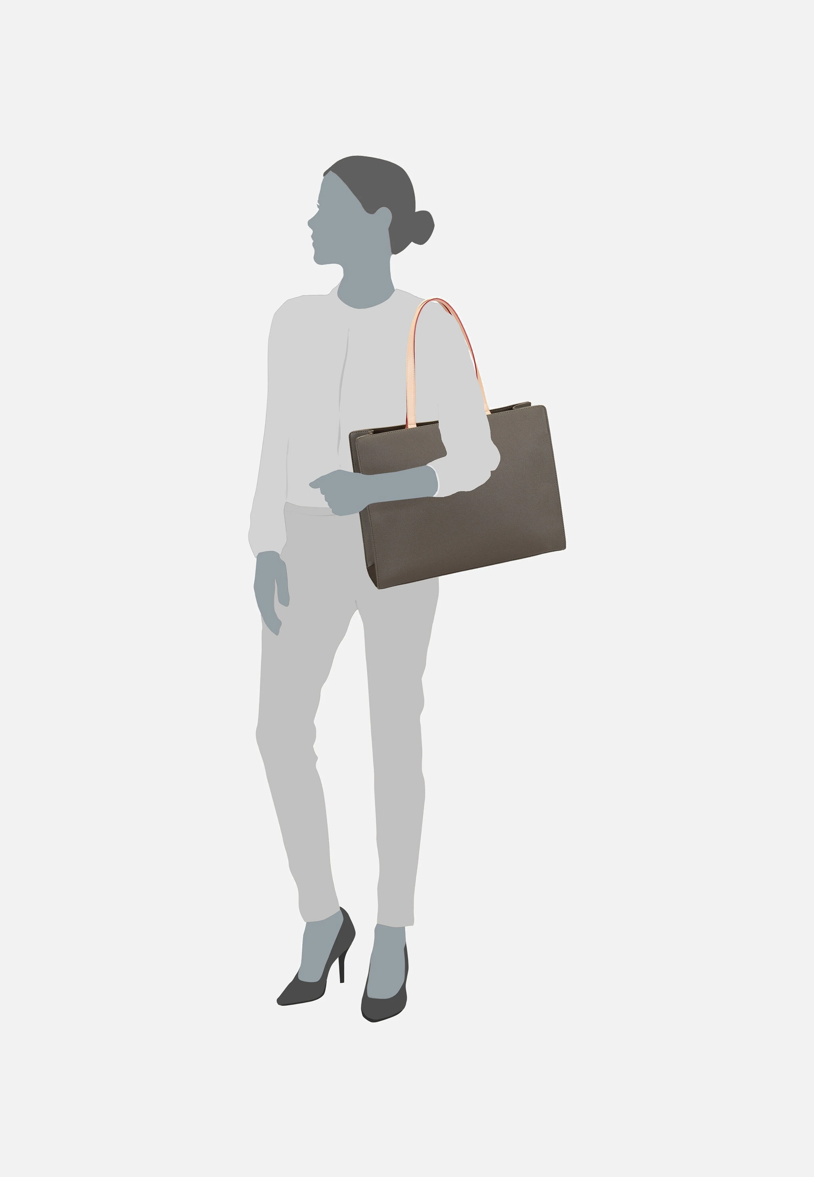 Ella Business 6641 Olive - Shopper - Image 8