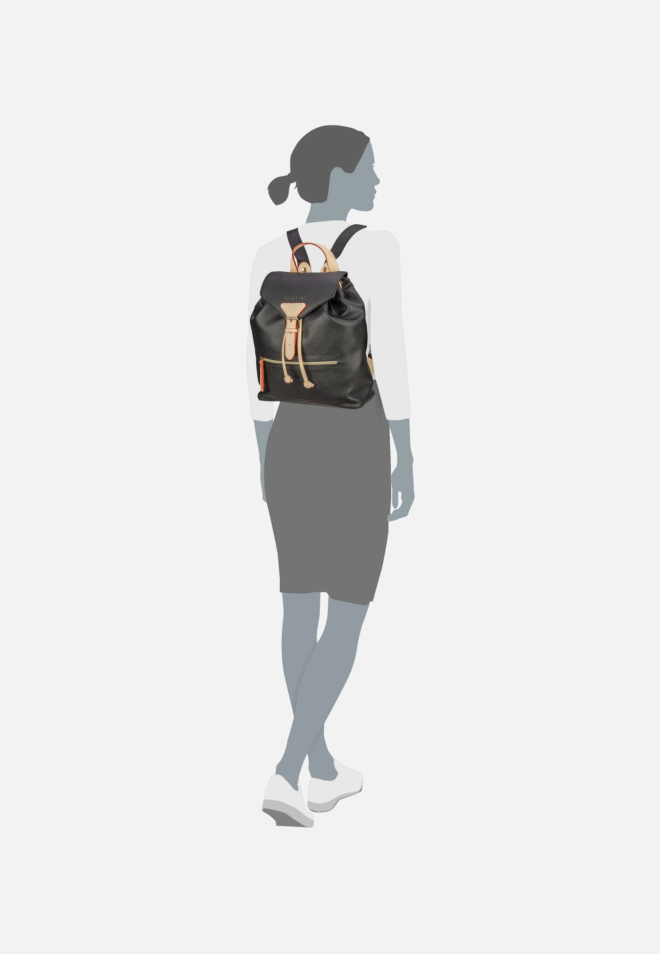 Ella Ladies Schwarz - Rucksack - Image 6