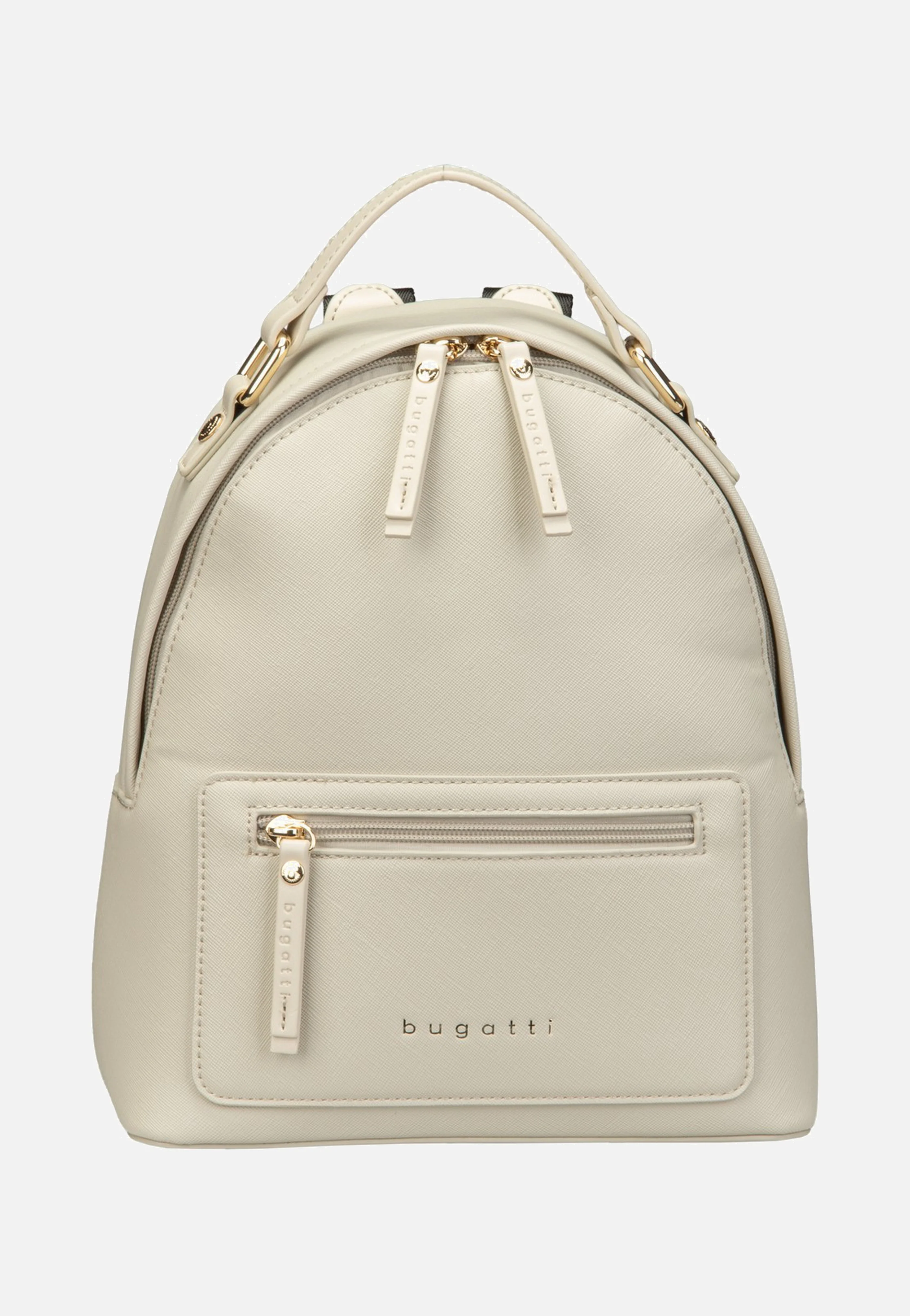 Ella Saffiano Backpack Small Beige - Rucksack - Image 2