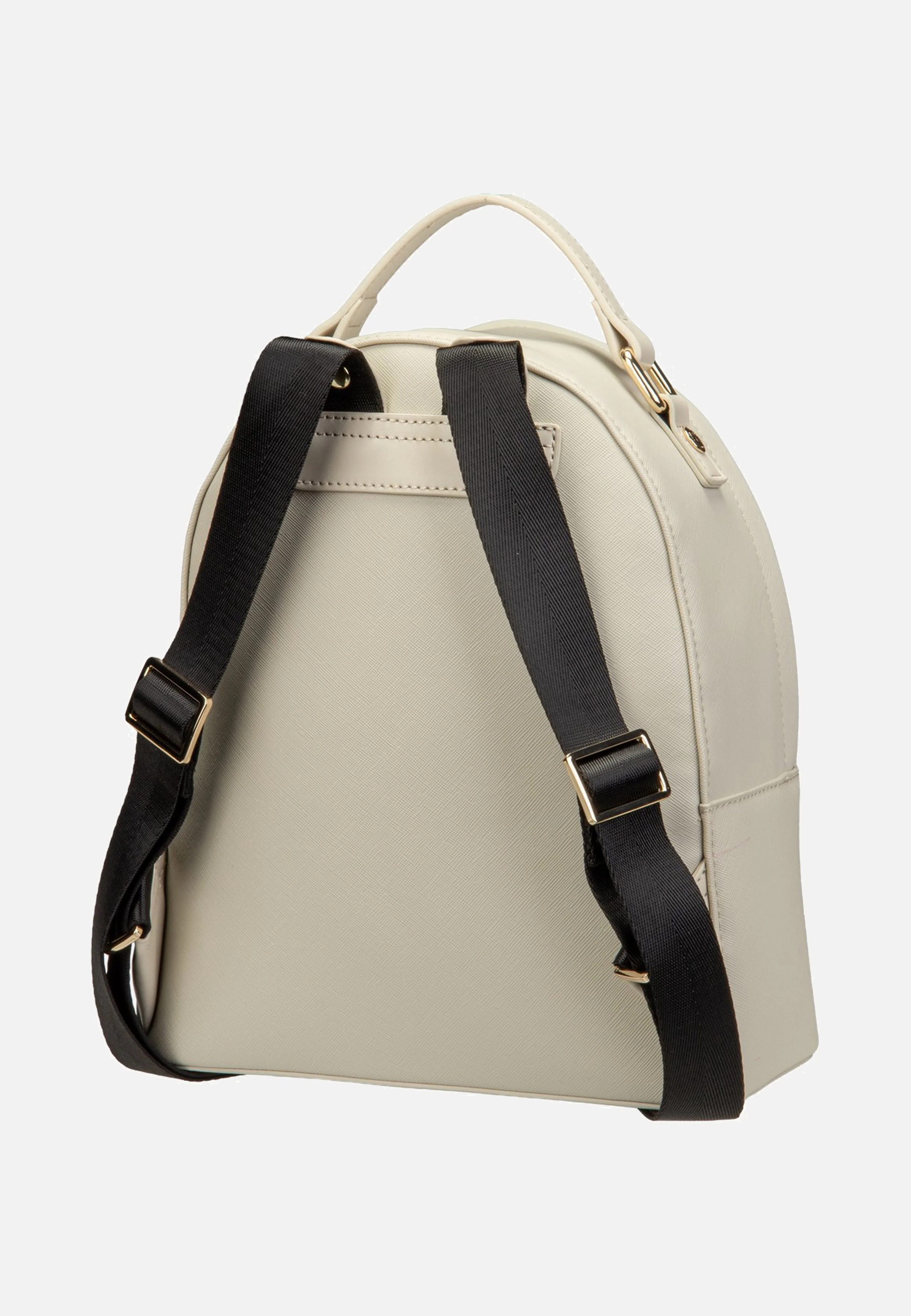 Ella Saffiano Backpack Small Beige - Rucksack - Image 3