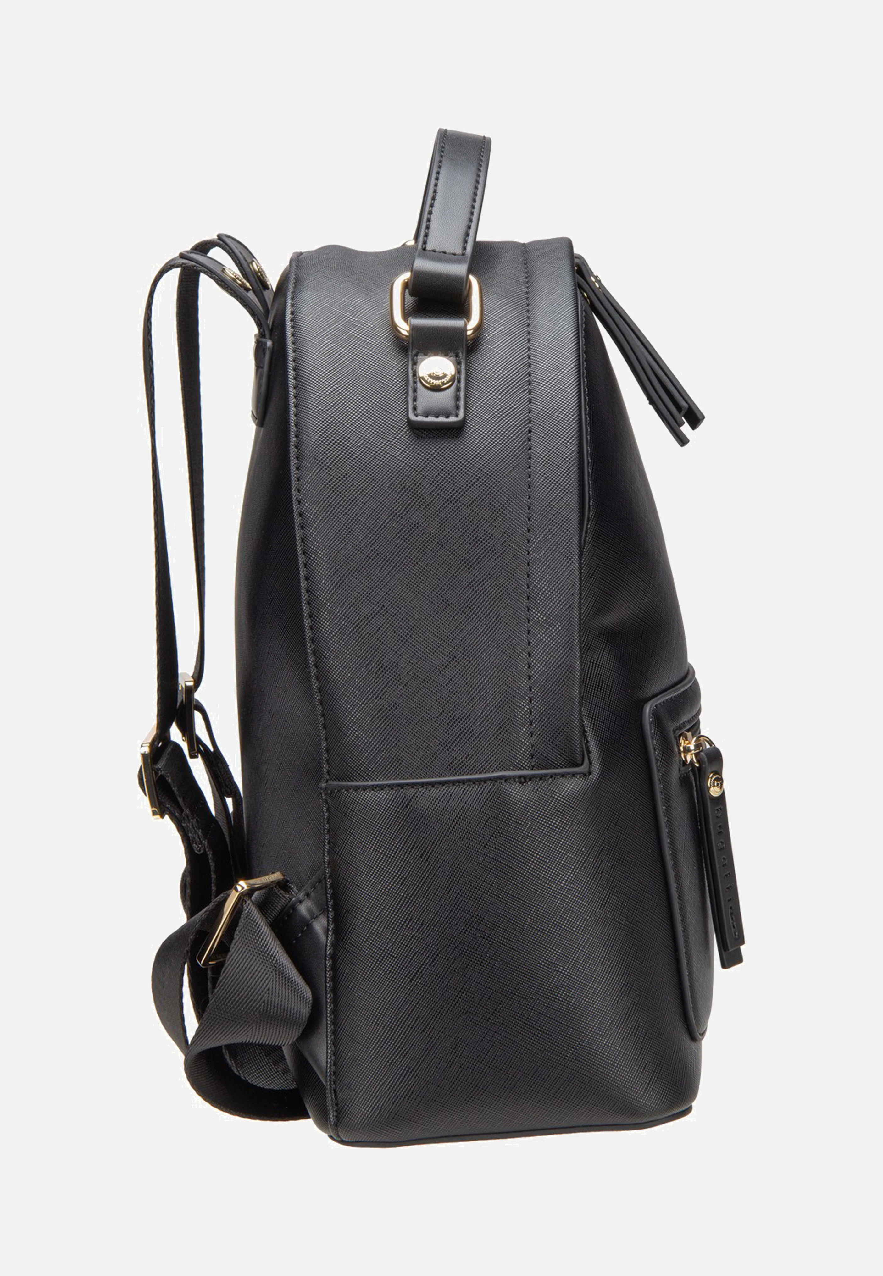 Ella Saffiano Backpack Small Black - Rucksack - Image 3