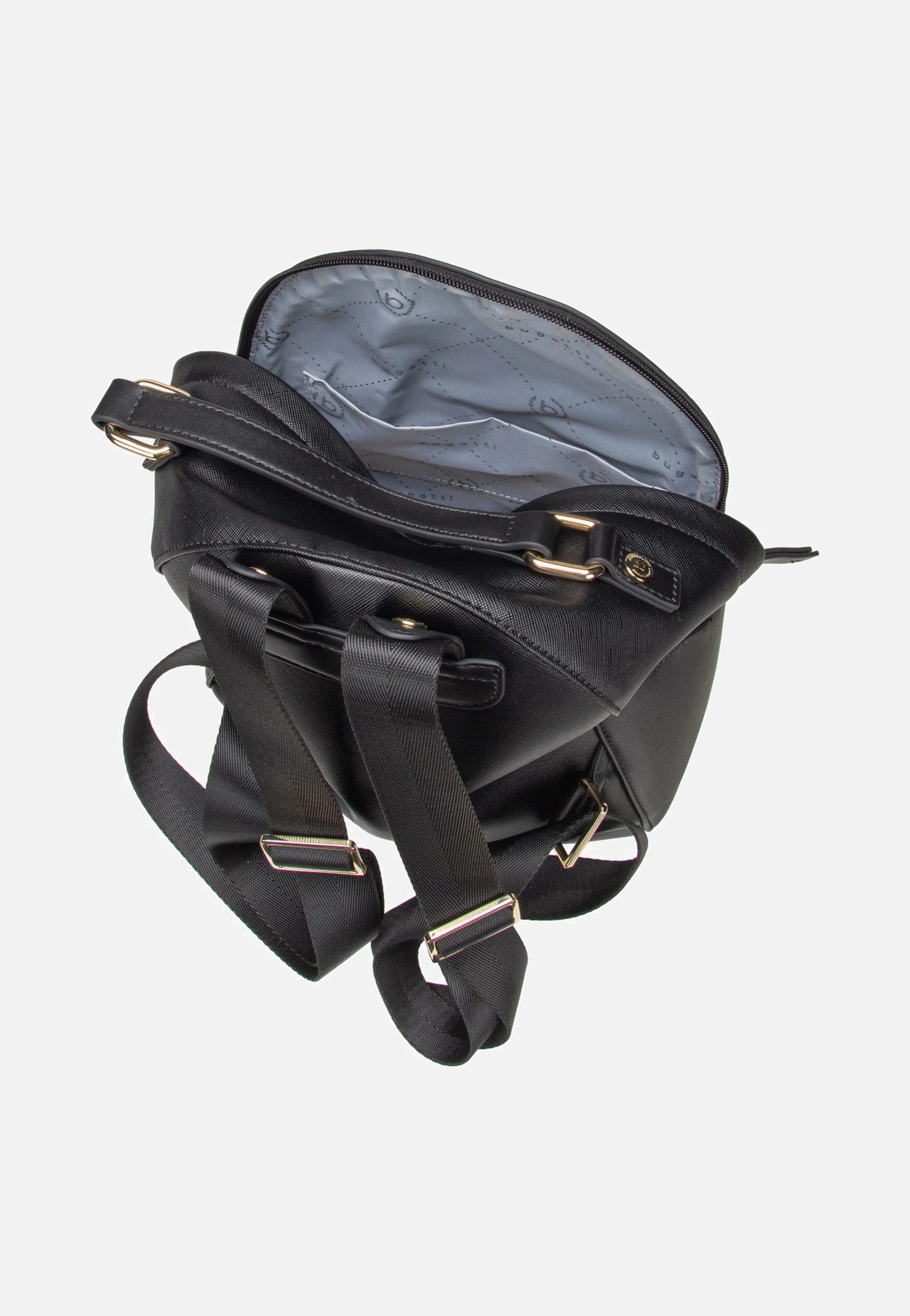 Ella Saffiano Backpack Small Black - Rucksack - Image 5