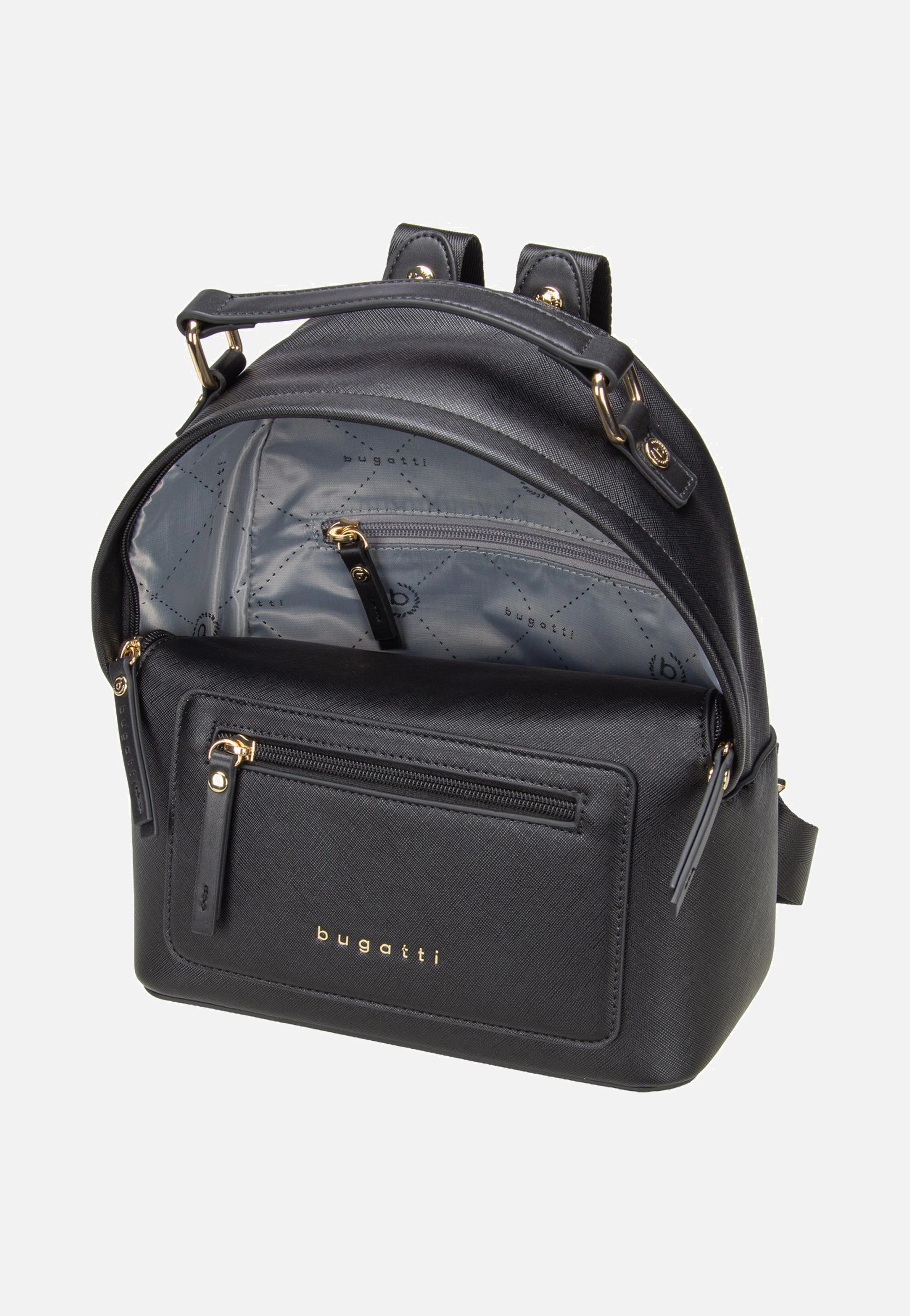 Ella Saffiano Backpack Small Black - Rucksack - Image 6