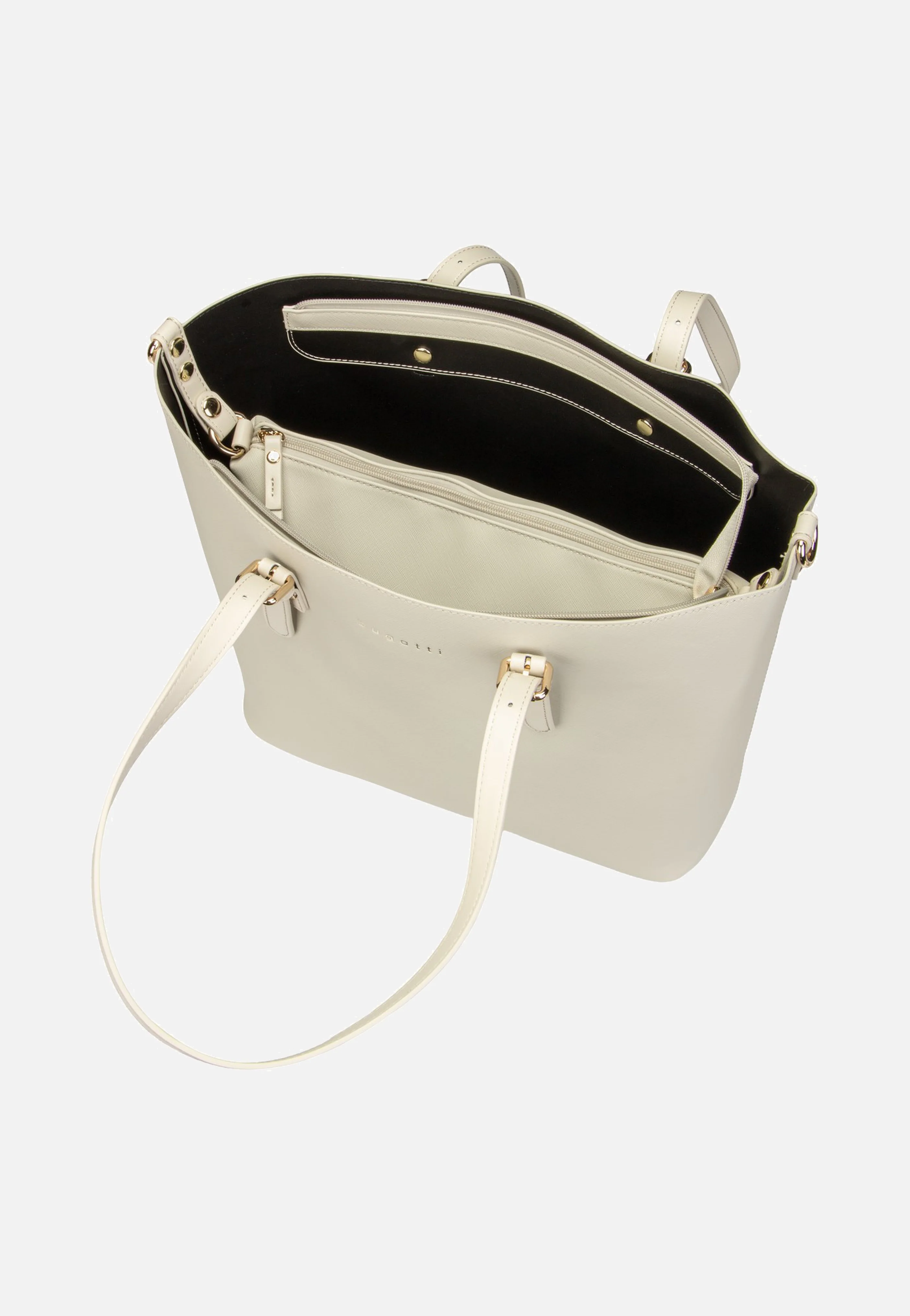 Ella Saffiano Shopper L Beige - Shopper - Image 5
