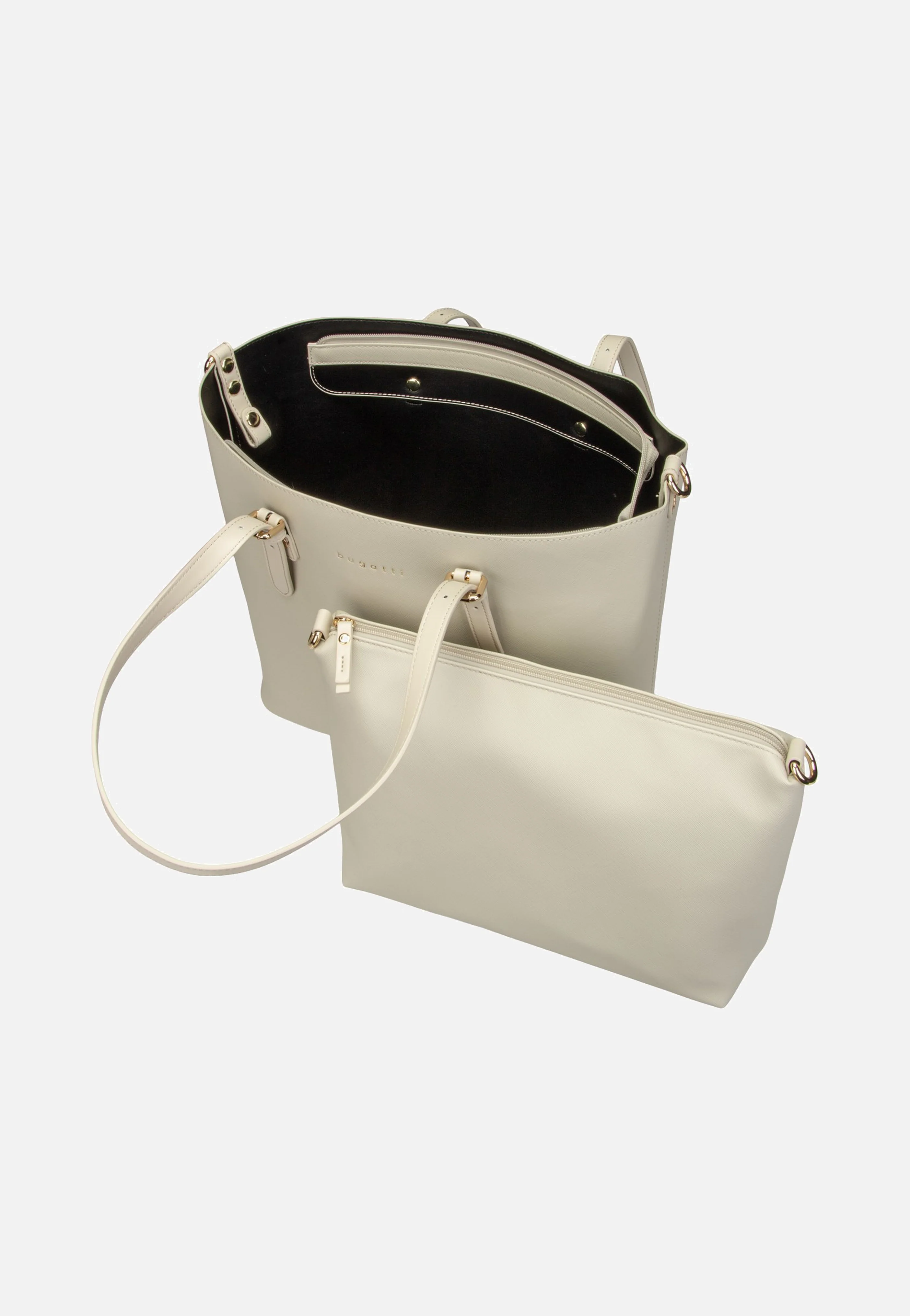 Ella Saffiano Shopper L Beige - Shopper - Image 7