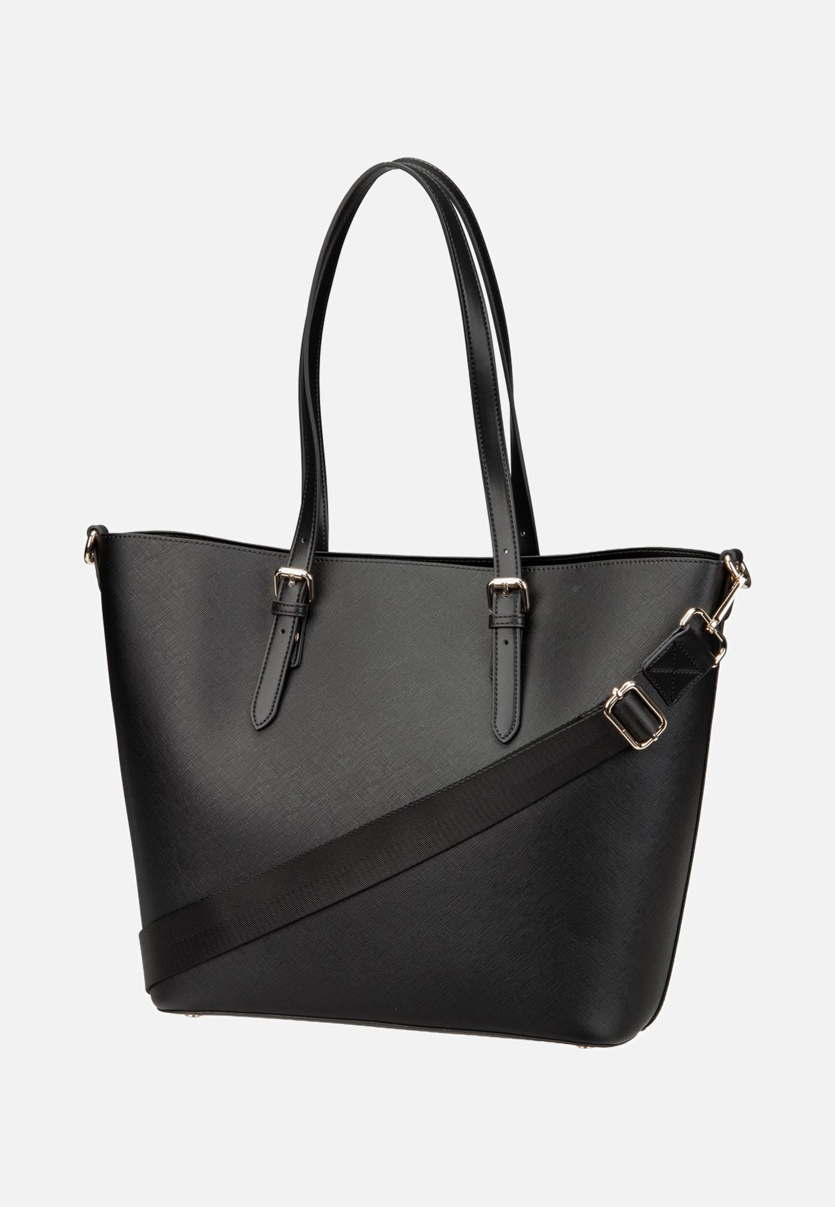 Ella Saffiano Shopper L Black - Shopper - Image 3
