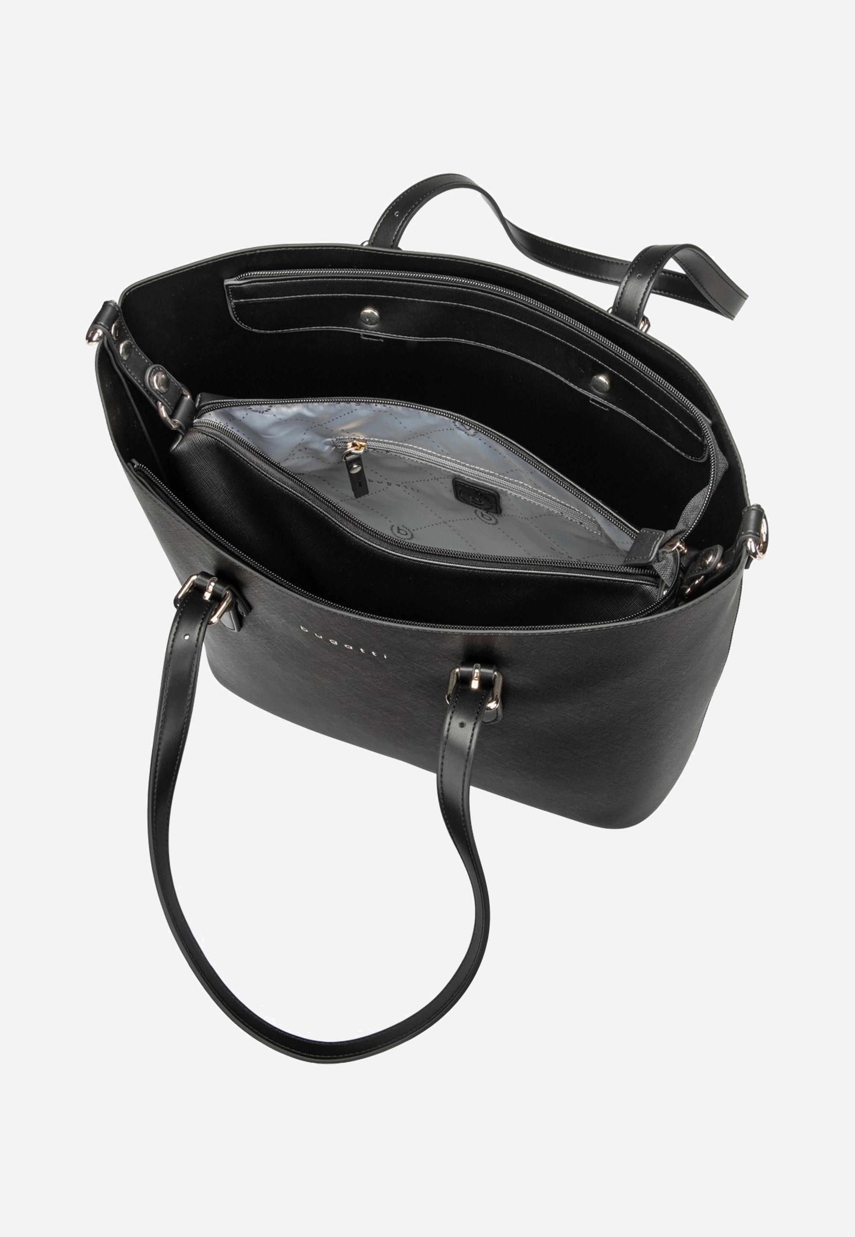 Ella Saffiano Shopper L Black - Shopper - Image 6