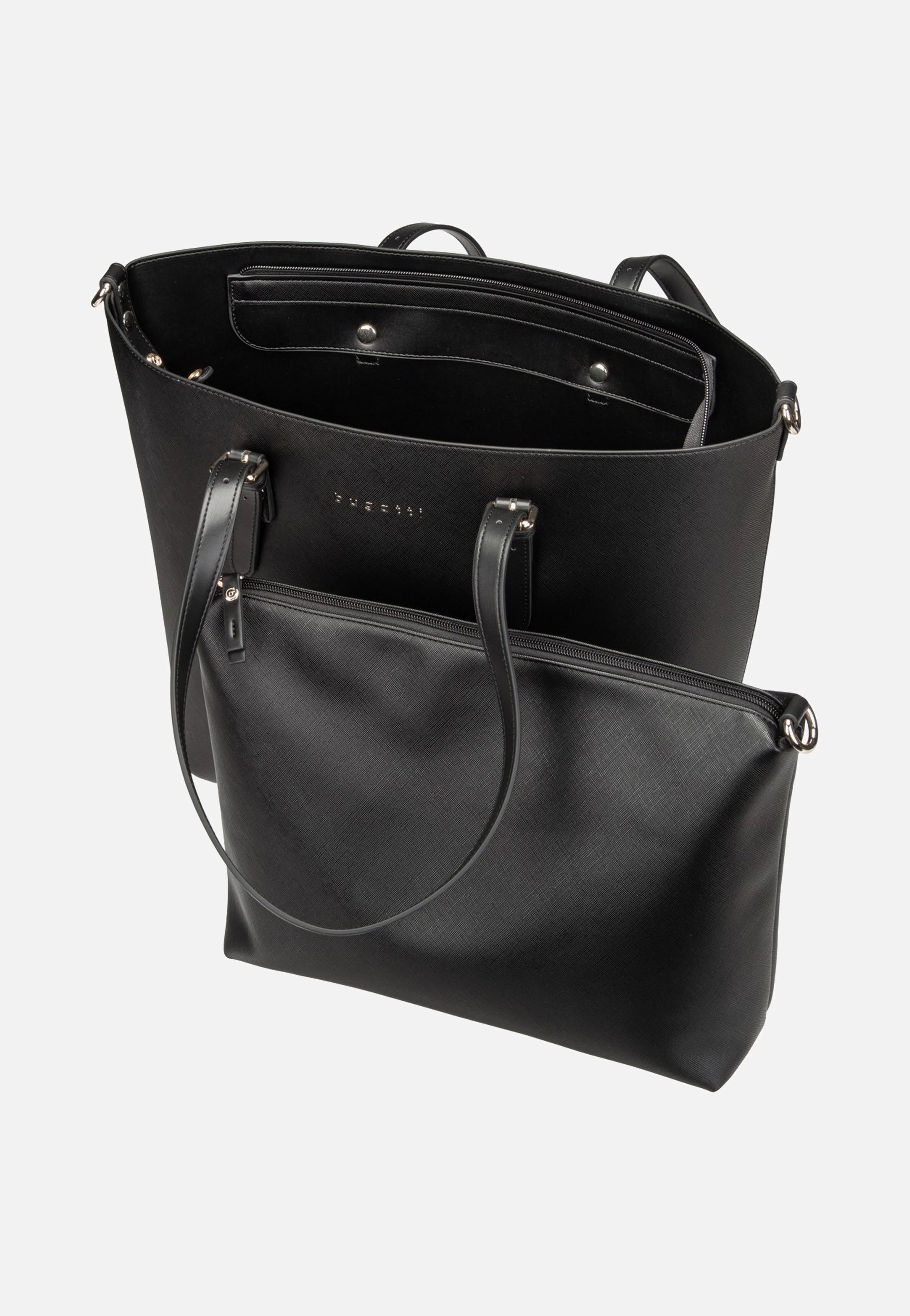 Ella Saffiano Shopper L Black - Shopper - Image 7