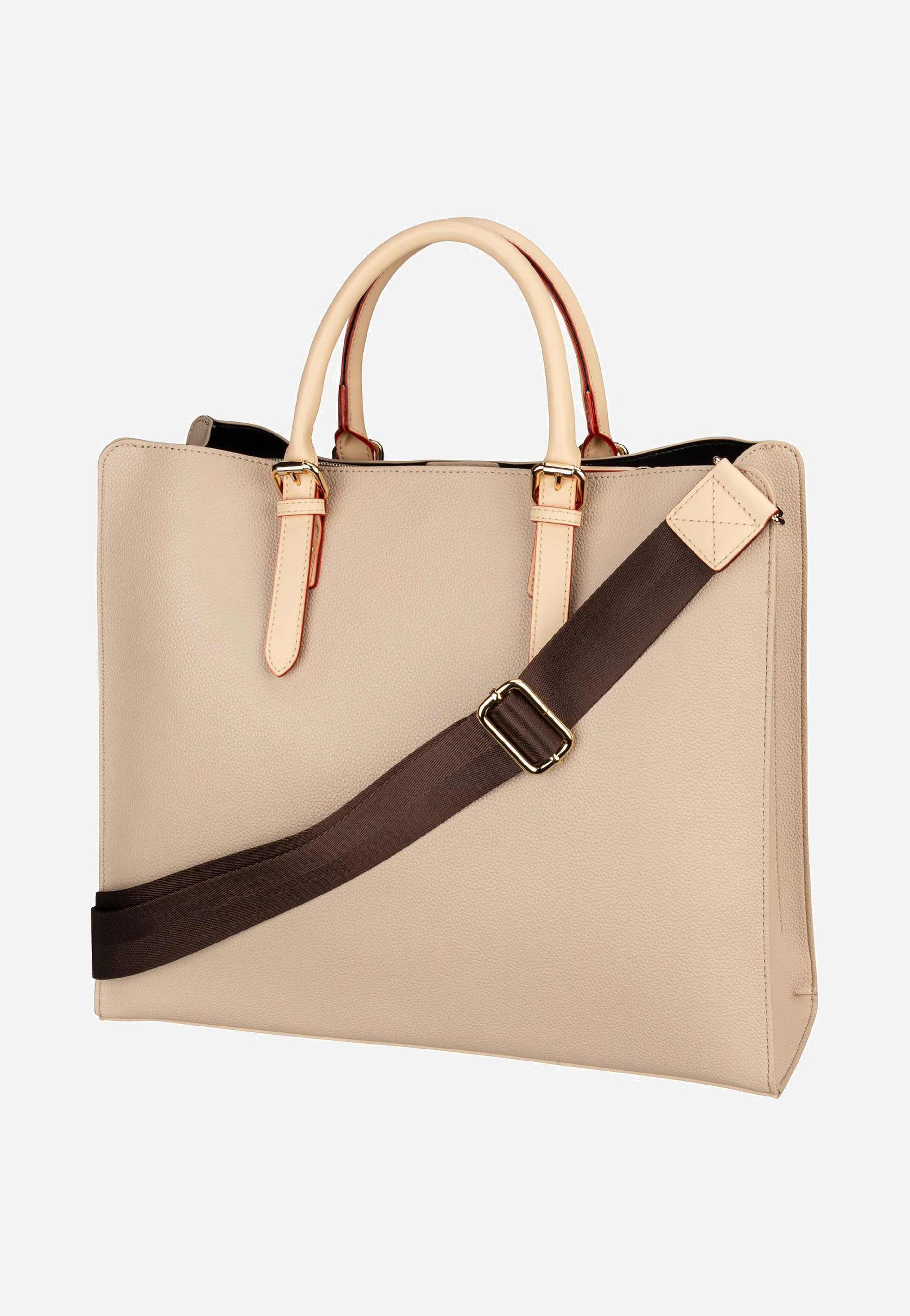 Ella Top Handle L Beige - Tote Bag - Image 2