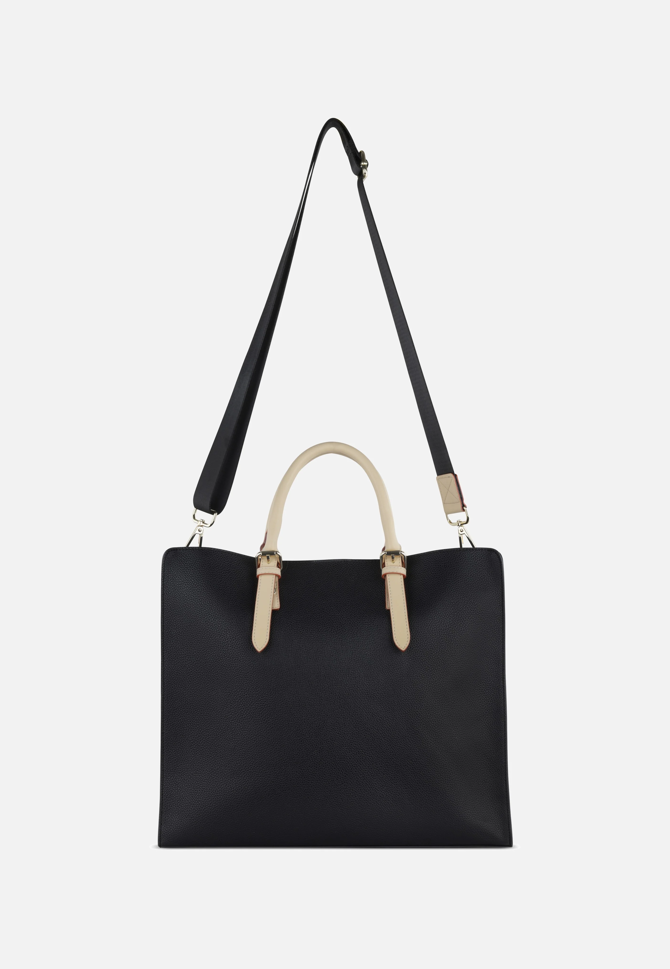 Ella Top Handle L Schwarz - Tote Bag - Image 5