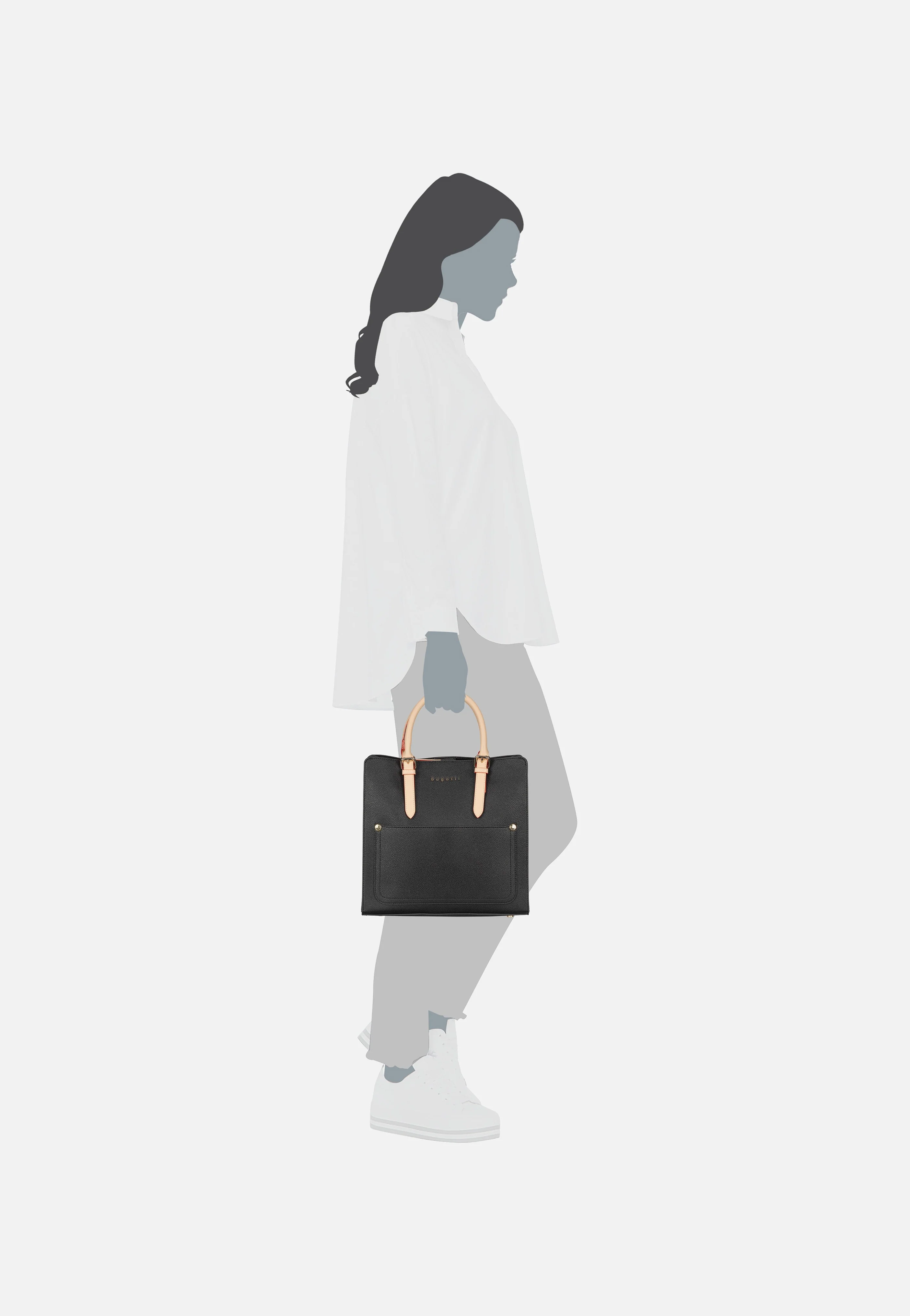 Ella Top Handle Large Dunkelbraun - Tote Bag - Image 11