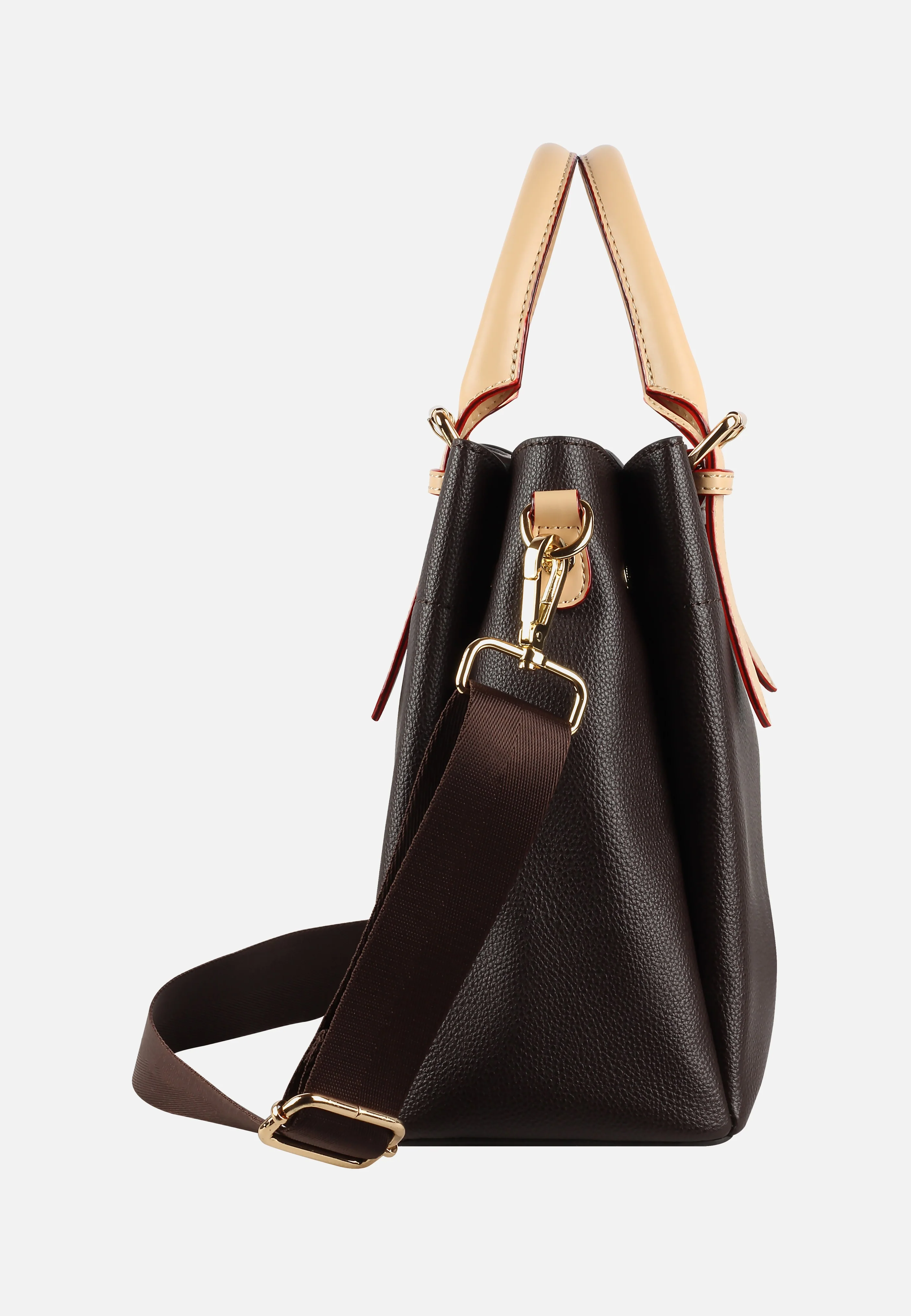 Ella Top Handle M Dunkelbraun - Henkeltasche - Image 4