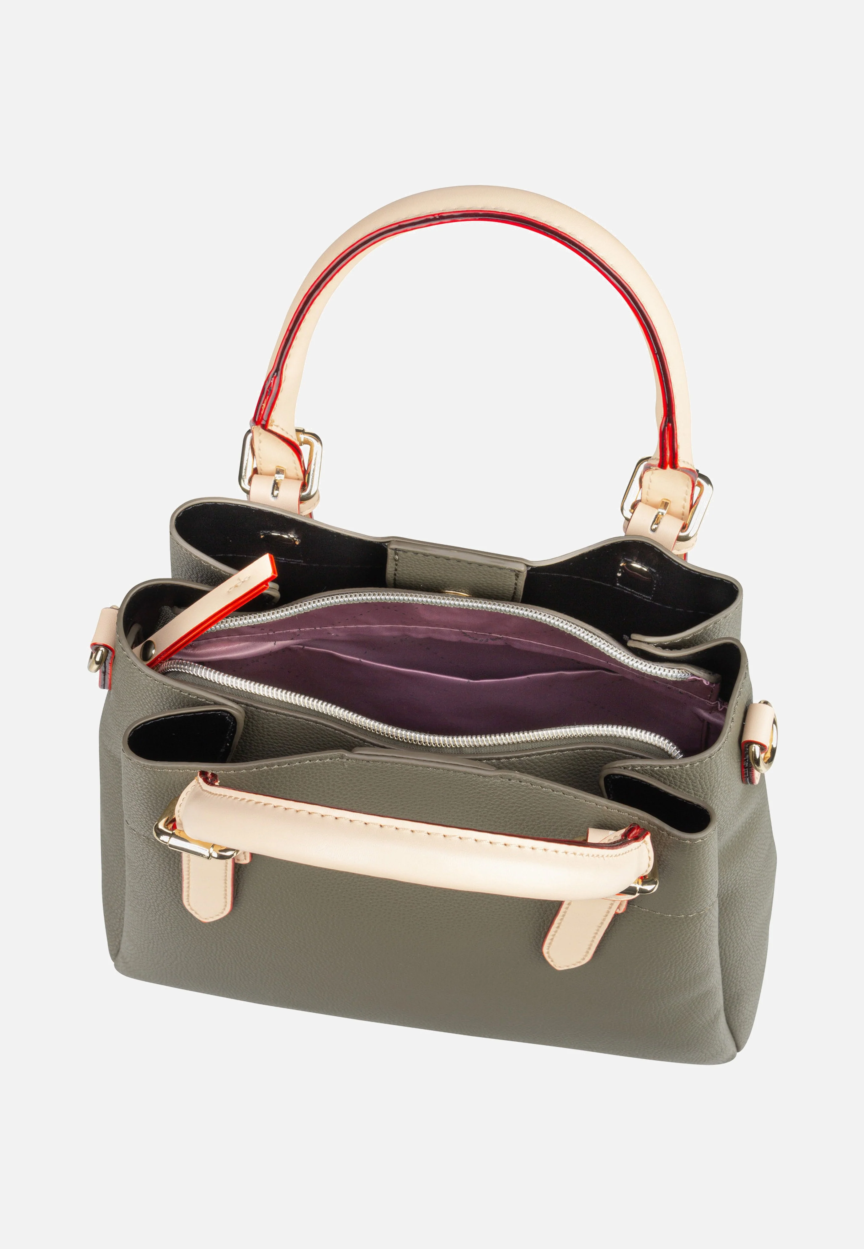 Ella Top Handle M Olive - Henkeltasche - Image 3