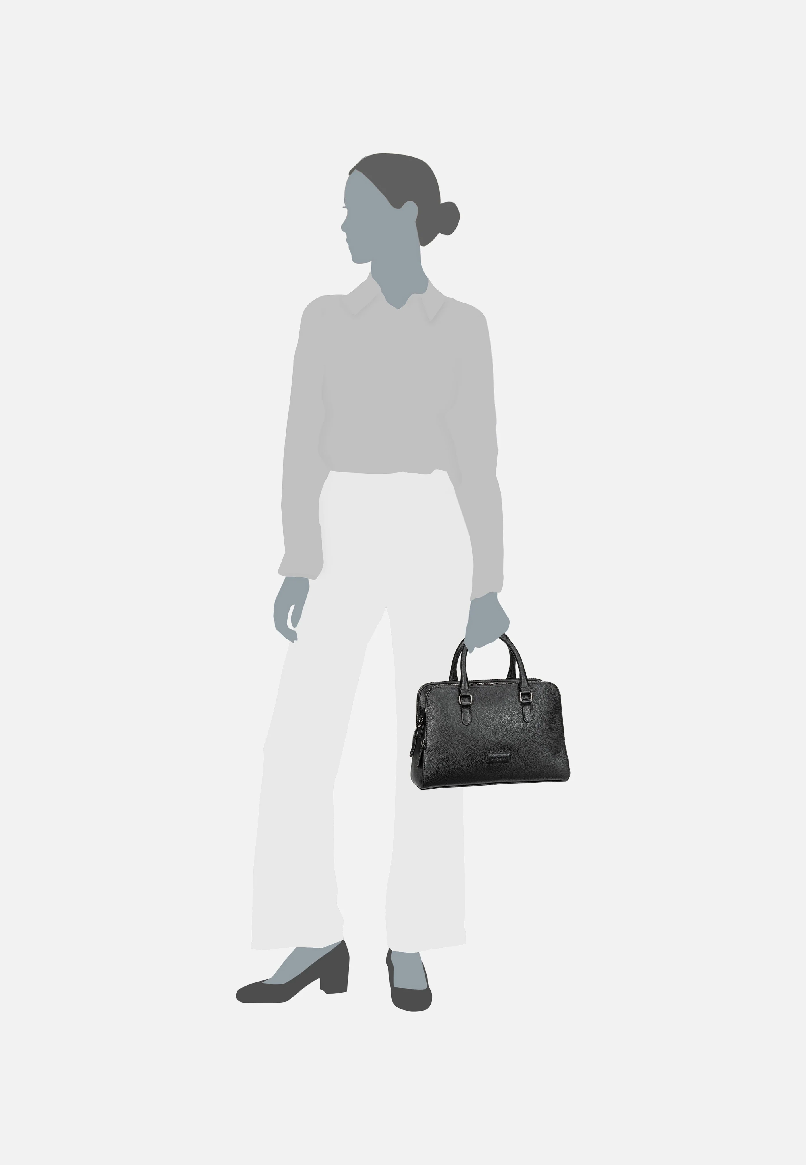 Elsa Ladies Bag I Schwarz - Satchel - Image 6