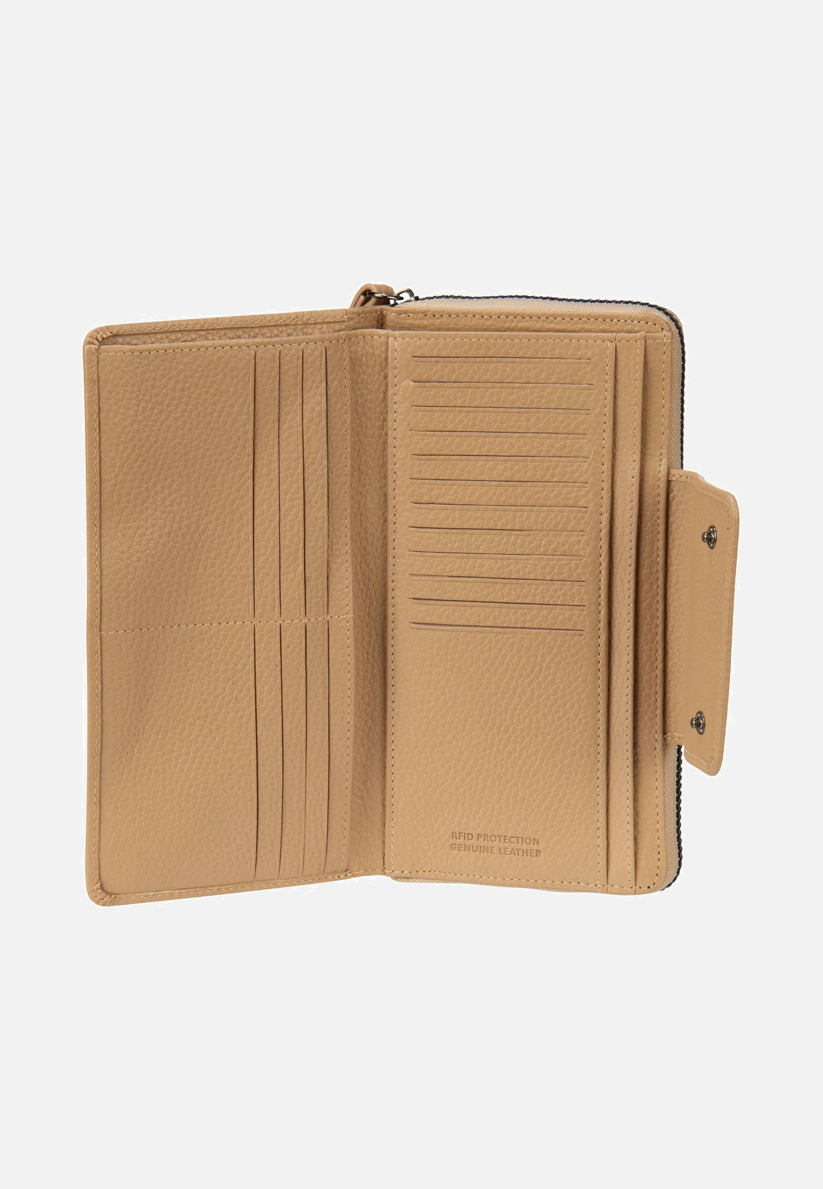 Elsa Ladies Zip Large Sand - Portemonnaie - Image 5