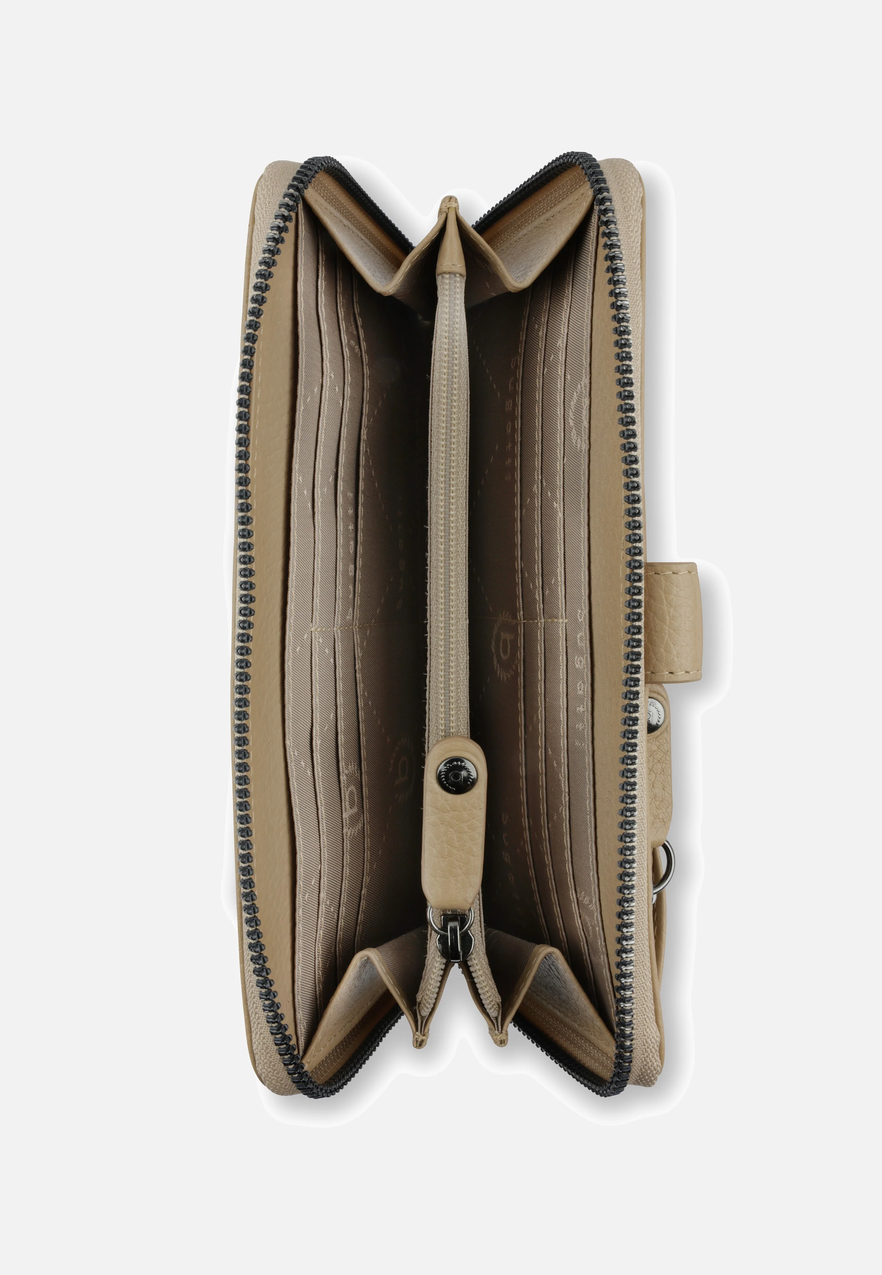 Elsa Long Ladies Zip Key Sand - Portemonnaie - Image 4