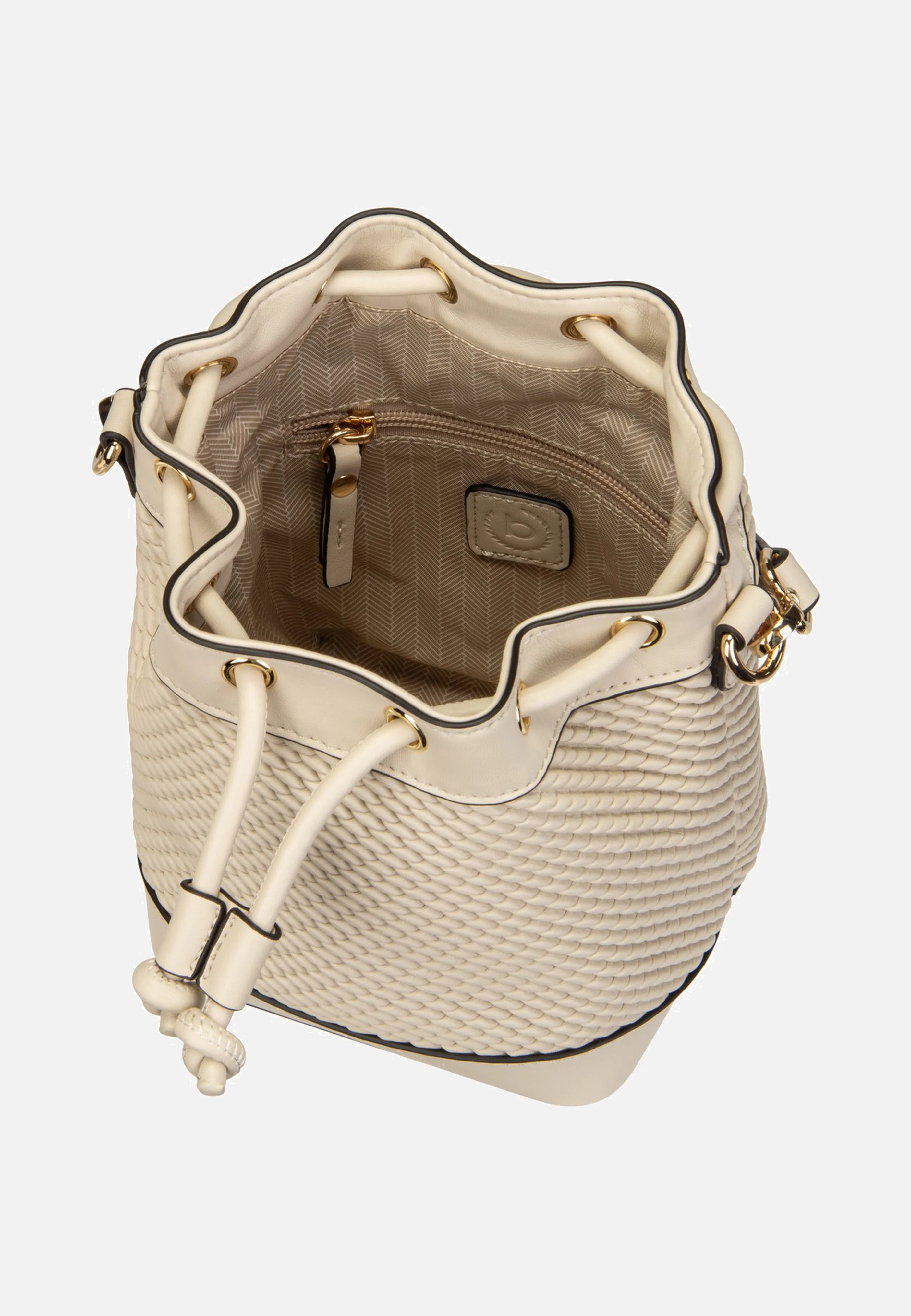 Julice Bucket Bag Beige - Bucket Bag - Image 5