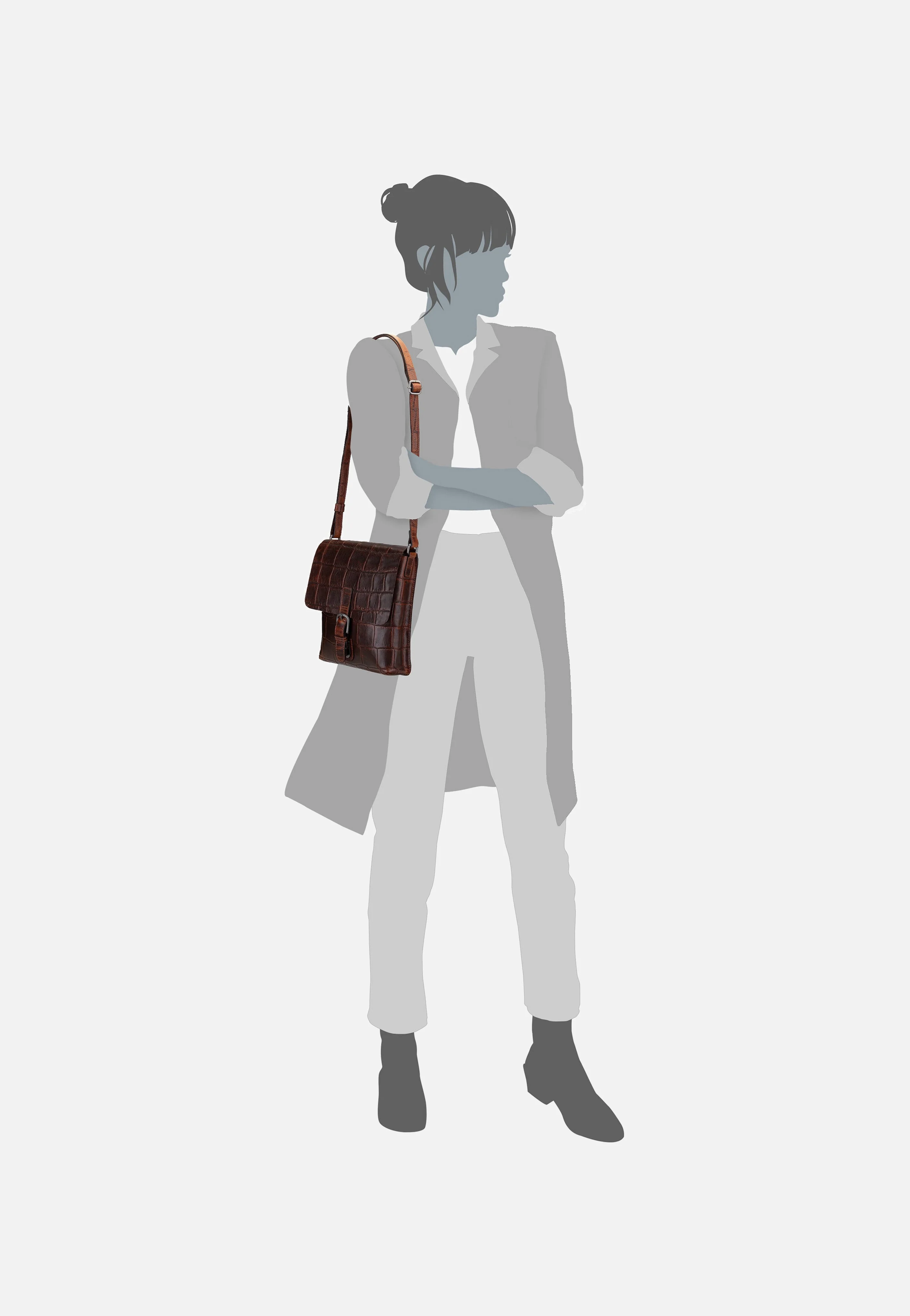 Nevio 5923 Cognac - Crossbody Bag - Image 5