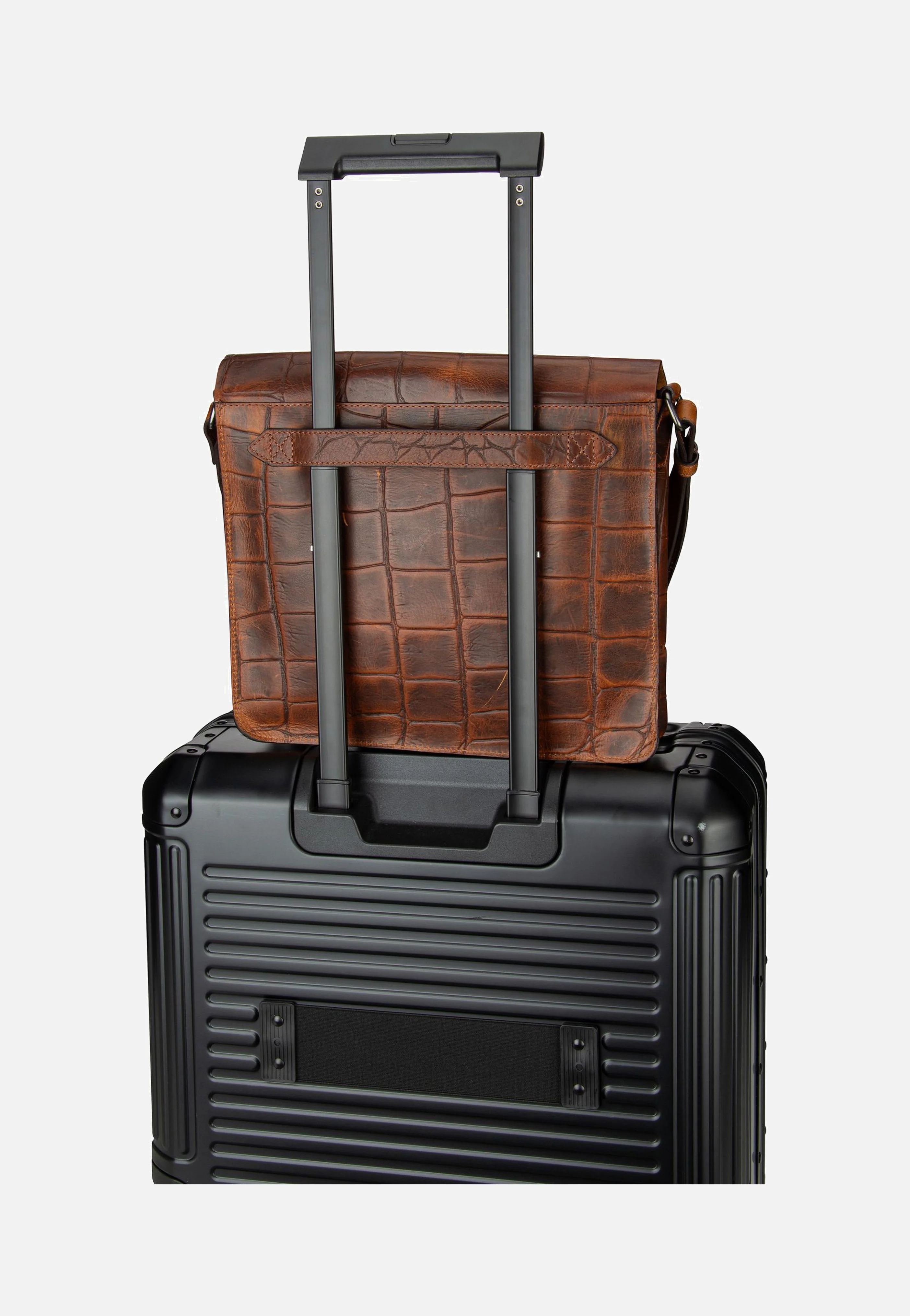Nevio Cognac - Messenger Bag - Image 5