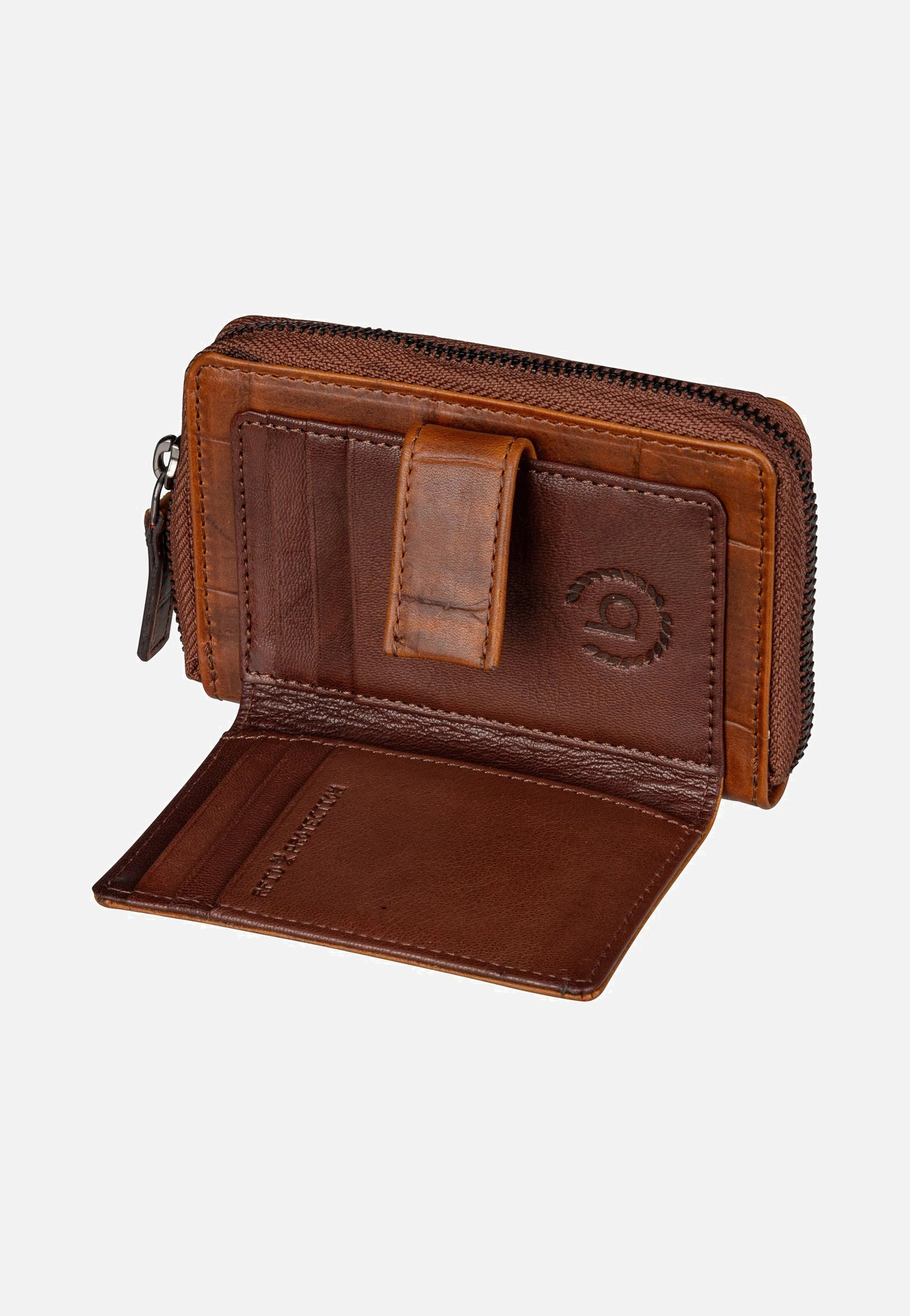Nevio Zip 5911 Cognac - Portemonnaie - Image 4