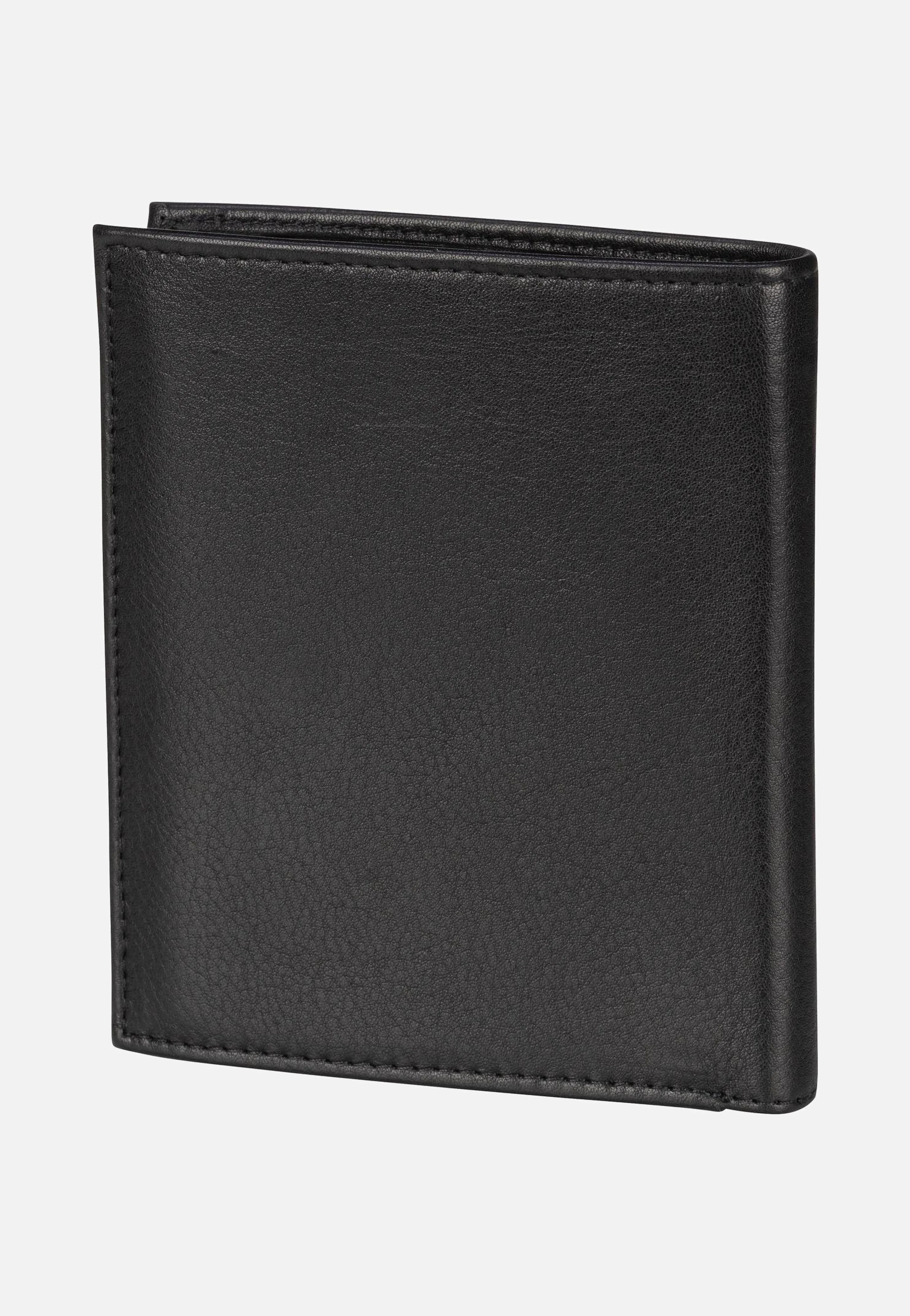 Nome Vertical with Flap I Schwarz - Portemonnaie - Image 2