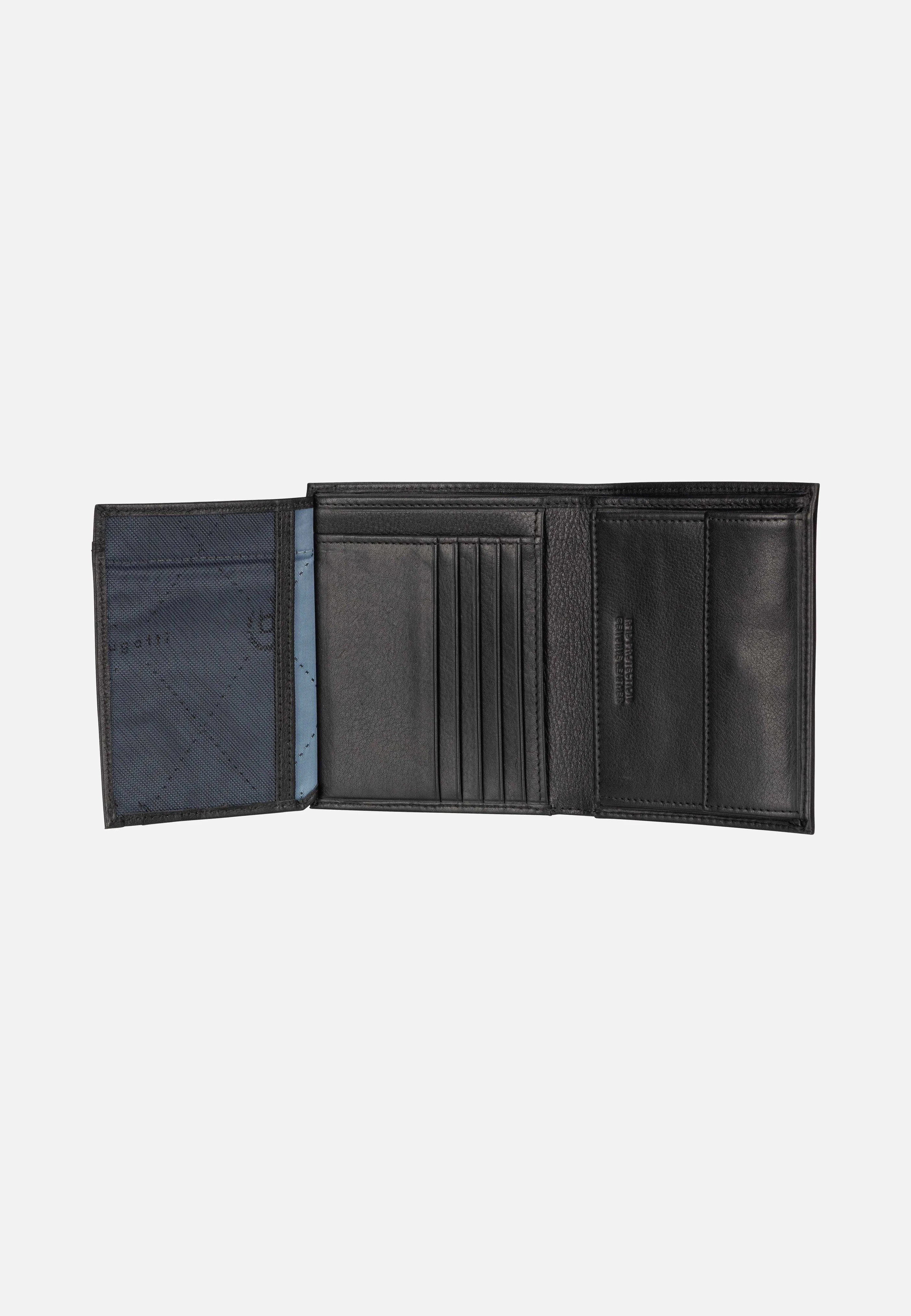 Nome Vertical with Flap I Schwarz - Portemonnaie - Image 4