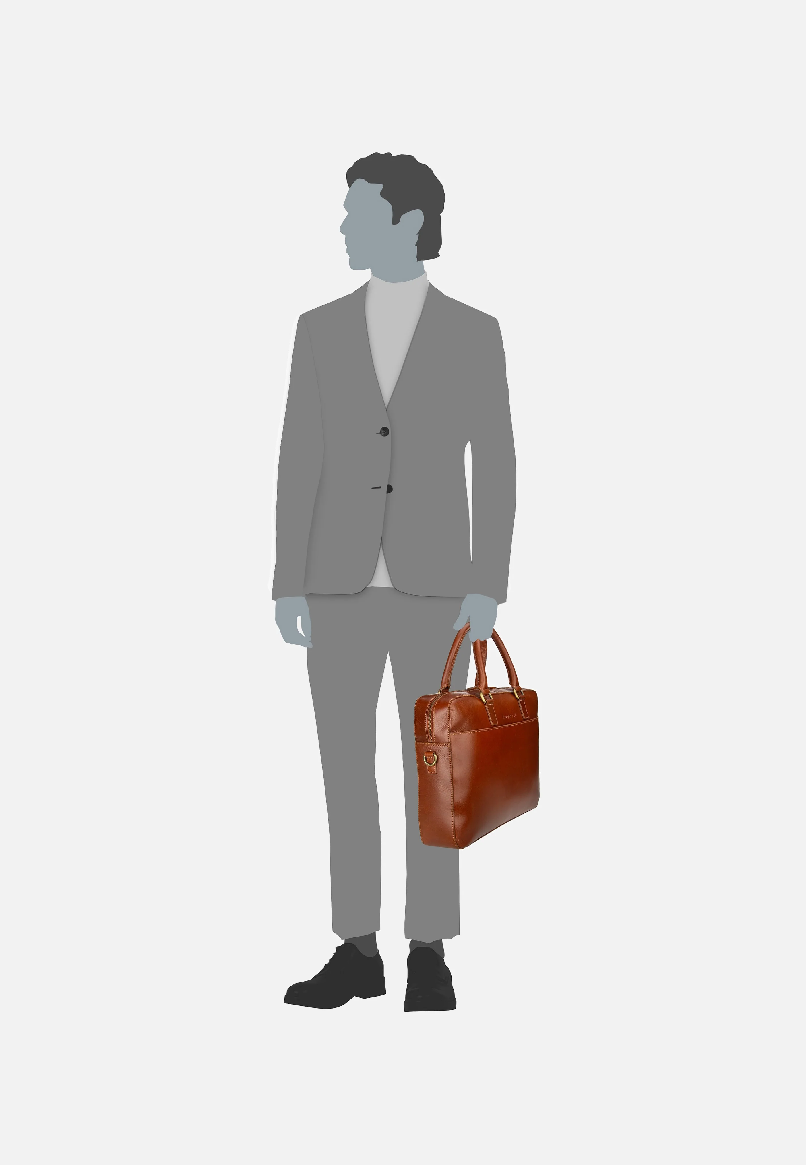 Remo Cognac - Aktentasche - Image 7