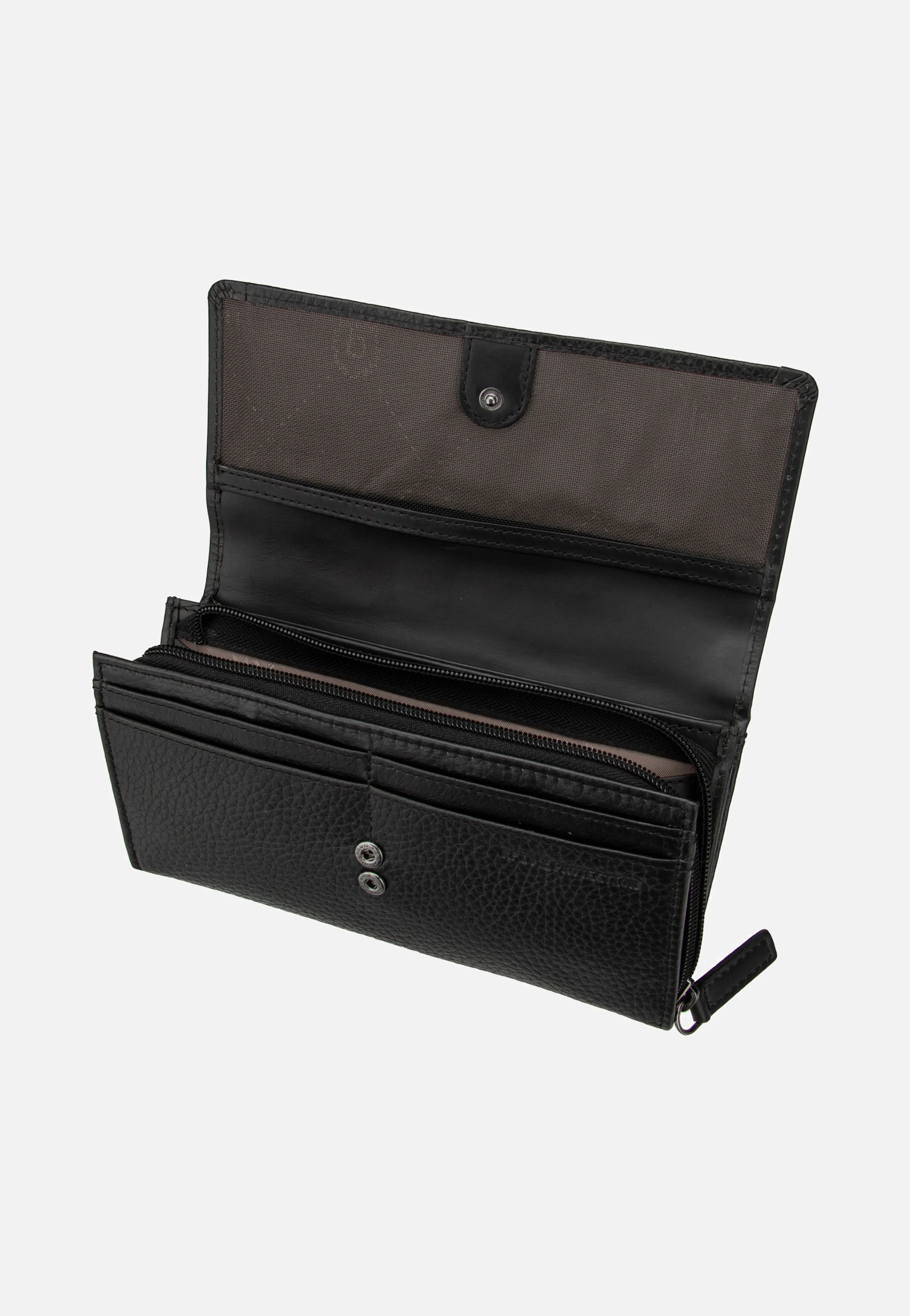 Sina Ladies Long With Flap Schwarz - Portemonnaie - Image 3