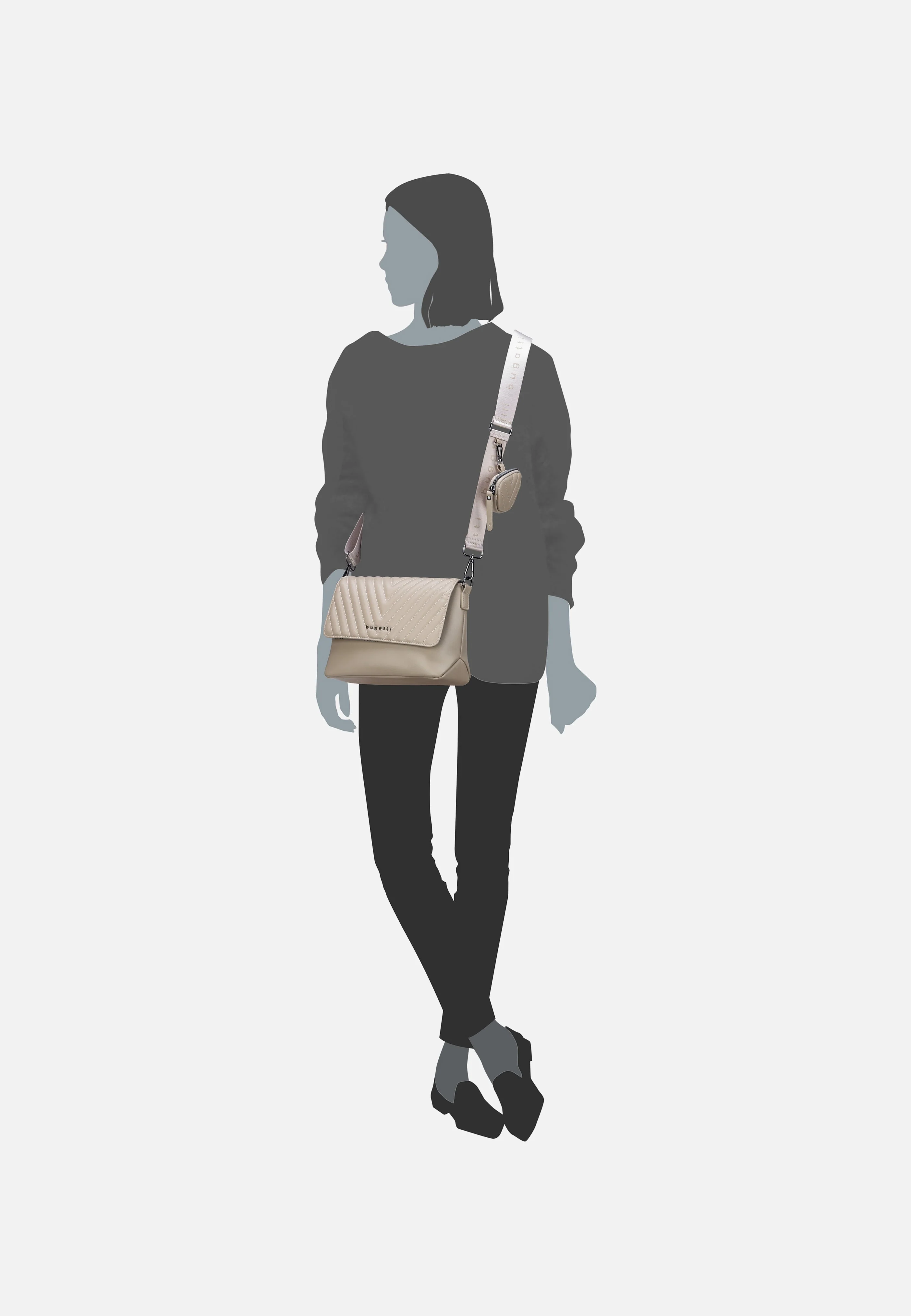 Sira Large II Beige - Crossbody Bag - Image 7