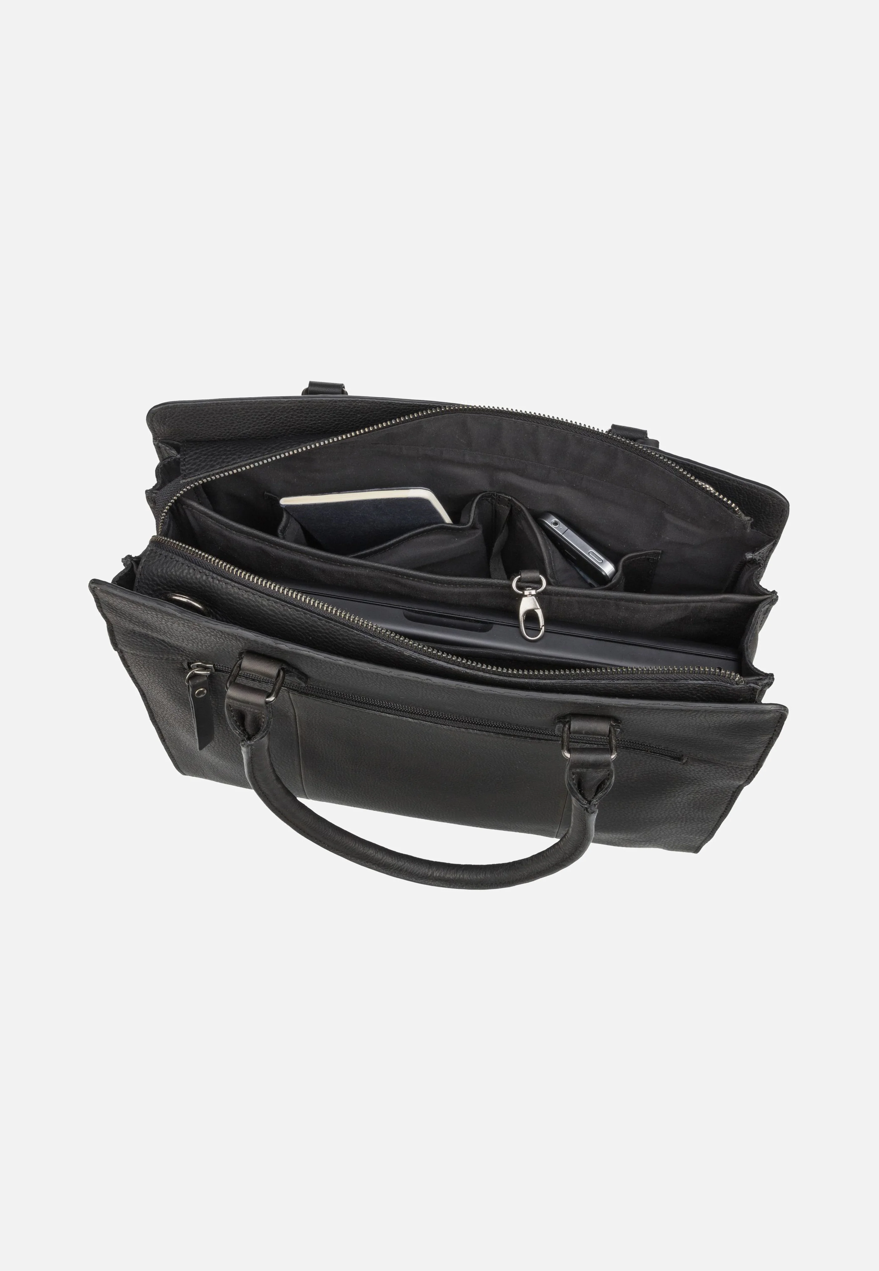 Antique Avery Handbag M 14'' 7001 Black - Aktentasche - Image 4