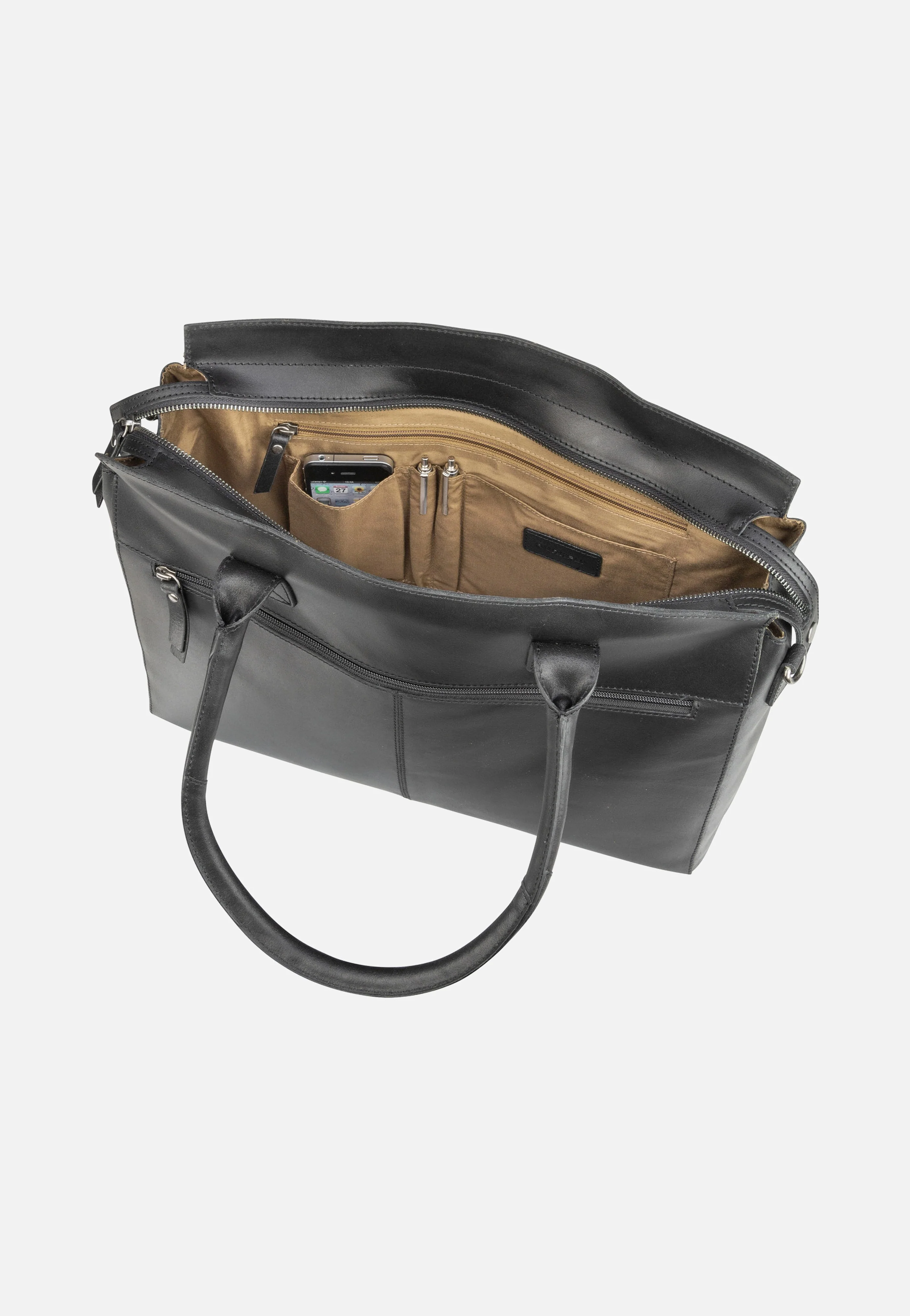 Vintage Doris Laptopbag 15.6'' Black - Aktentasche - Image 4