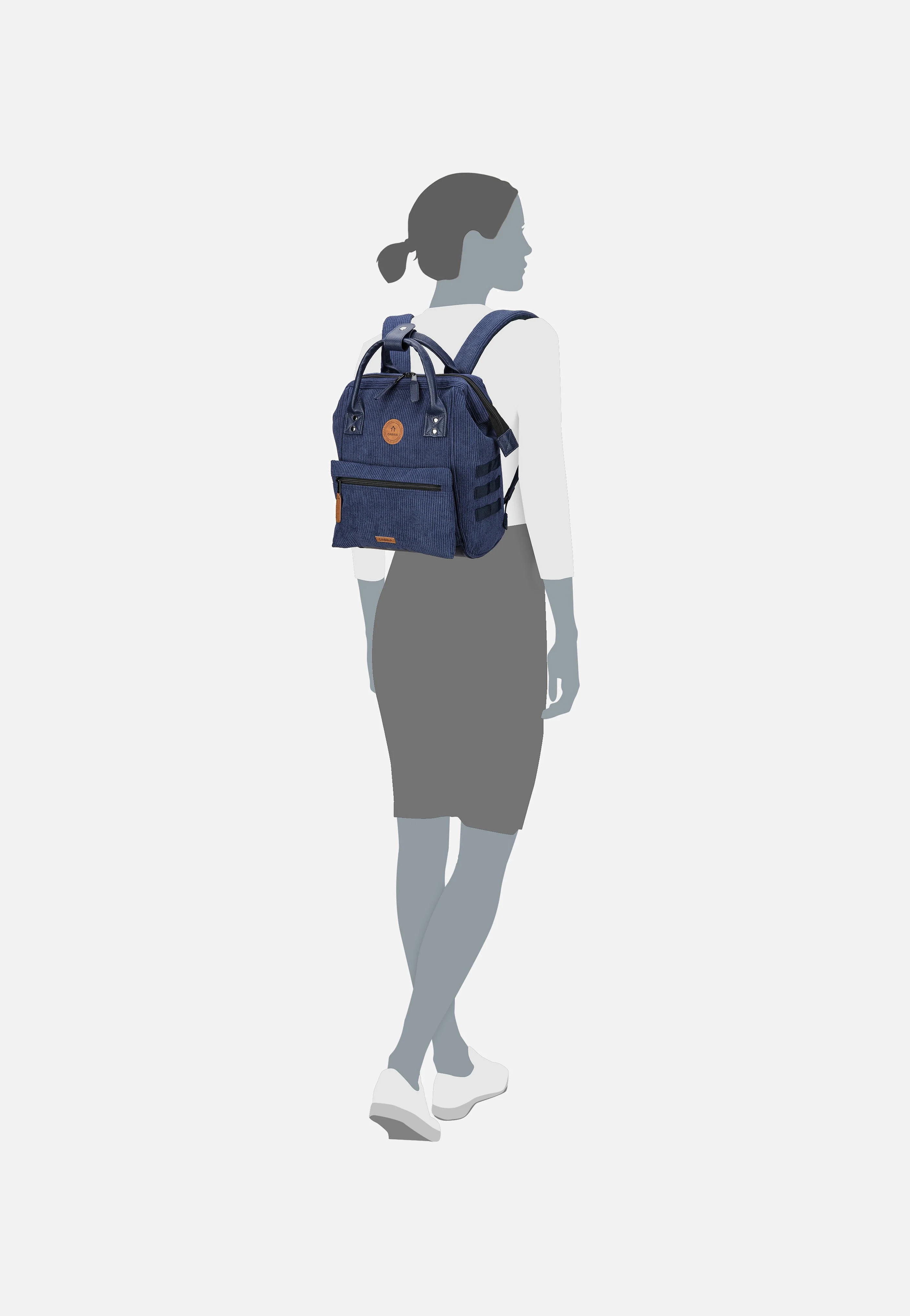 Adventurer Recycled Velvet Small Indianapolis - Rucksack - Image 9