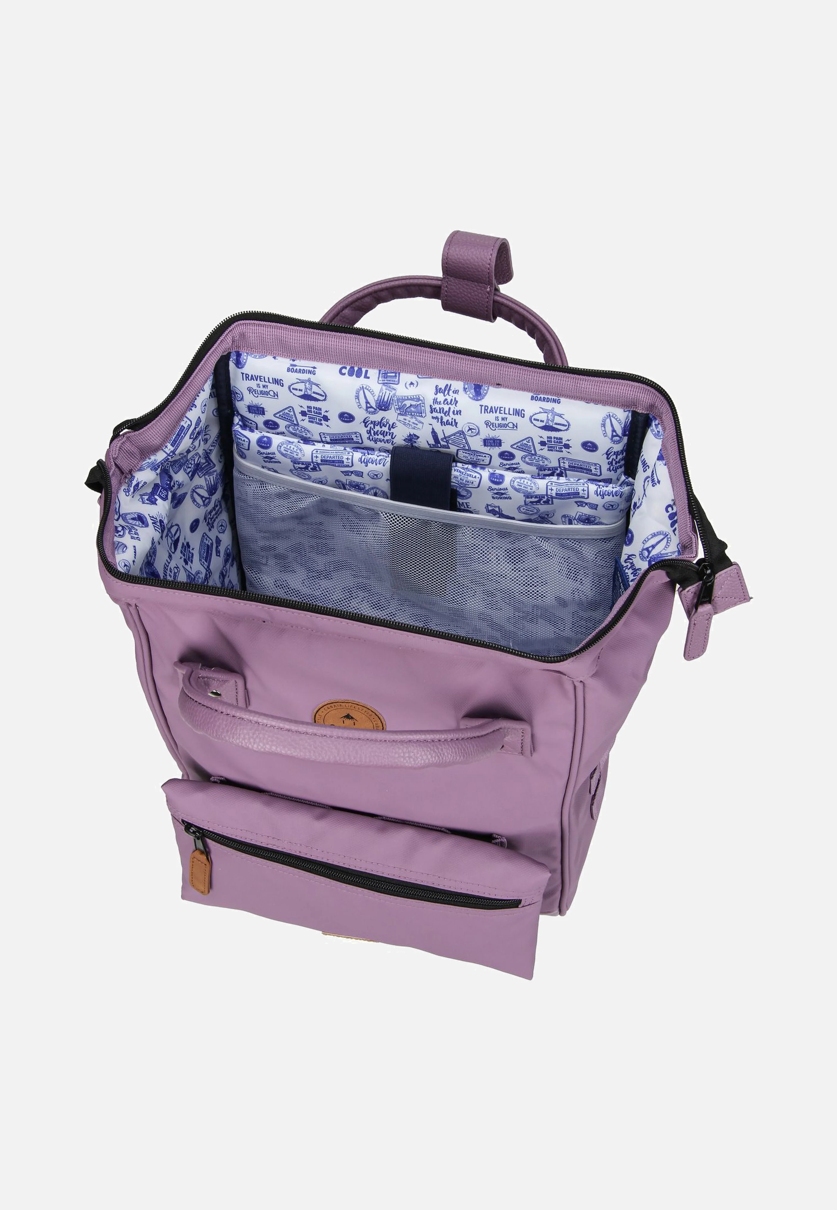 Adventurer Recycled Waterproof Medium Parme - Rucksack - Image 3