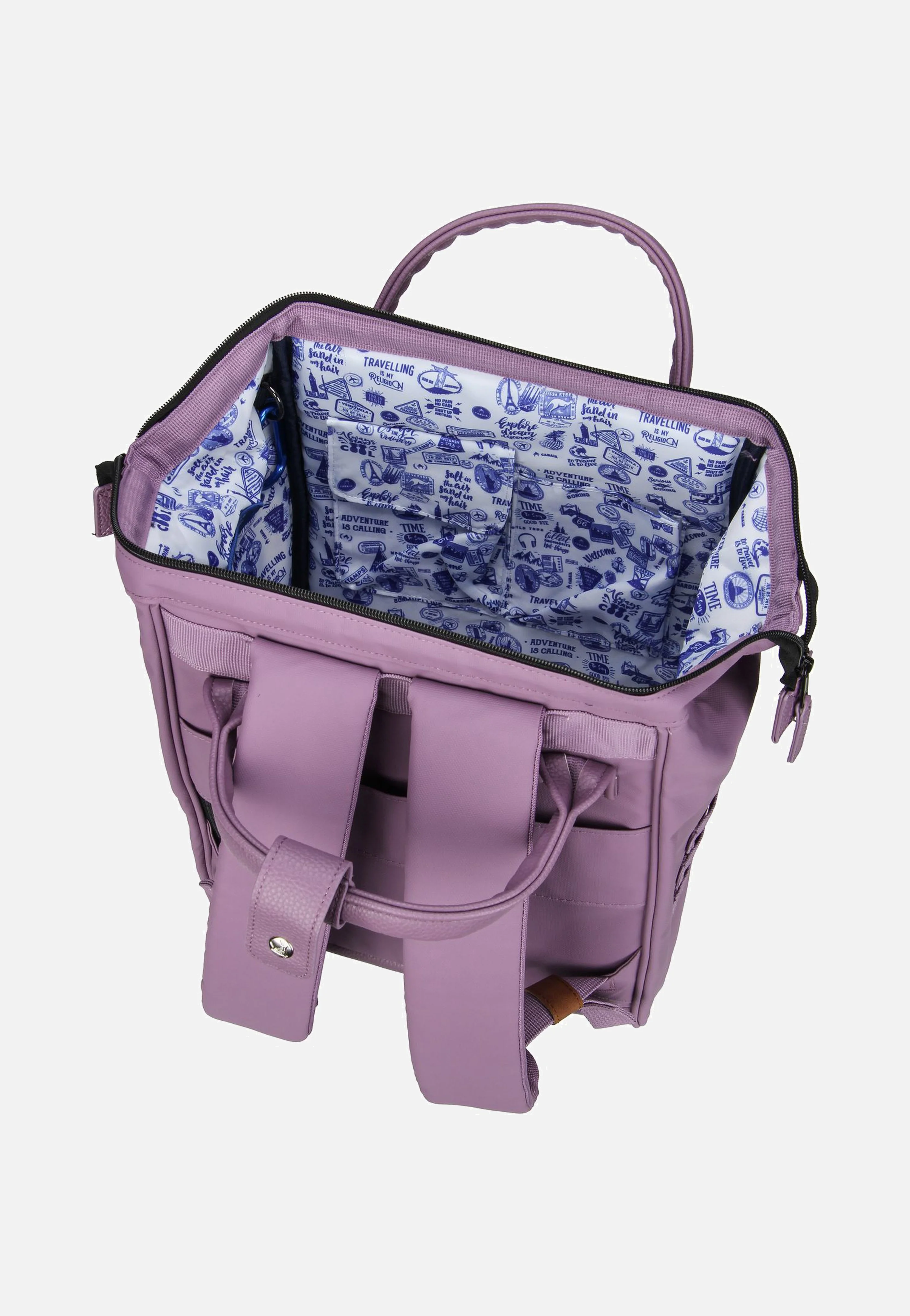 Adventurer Recycled Waterproof Medium Parme - Rucksack - Image 4