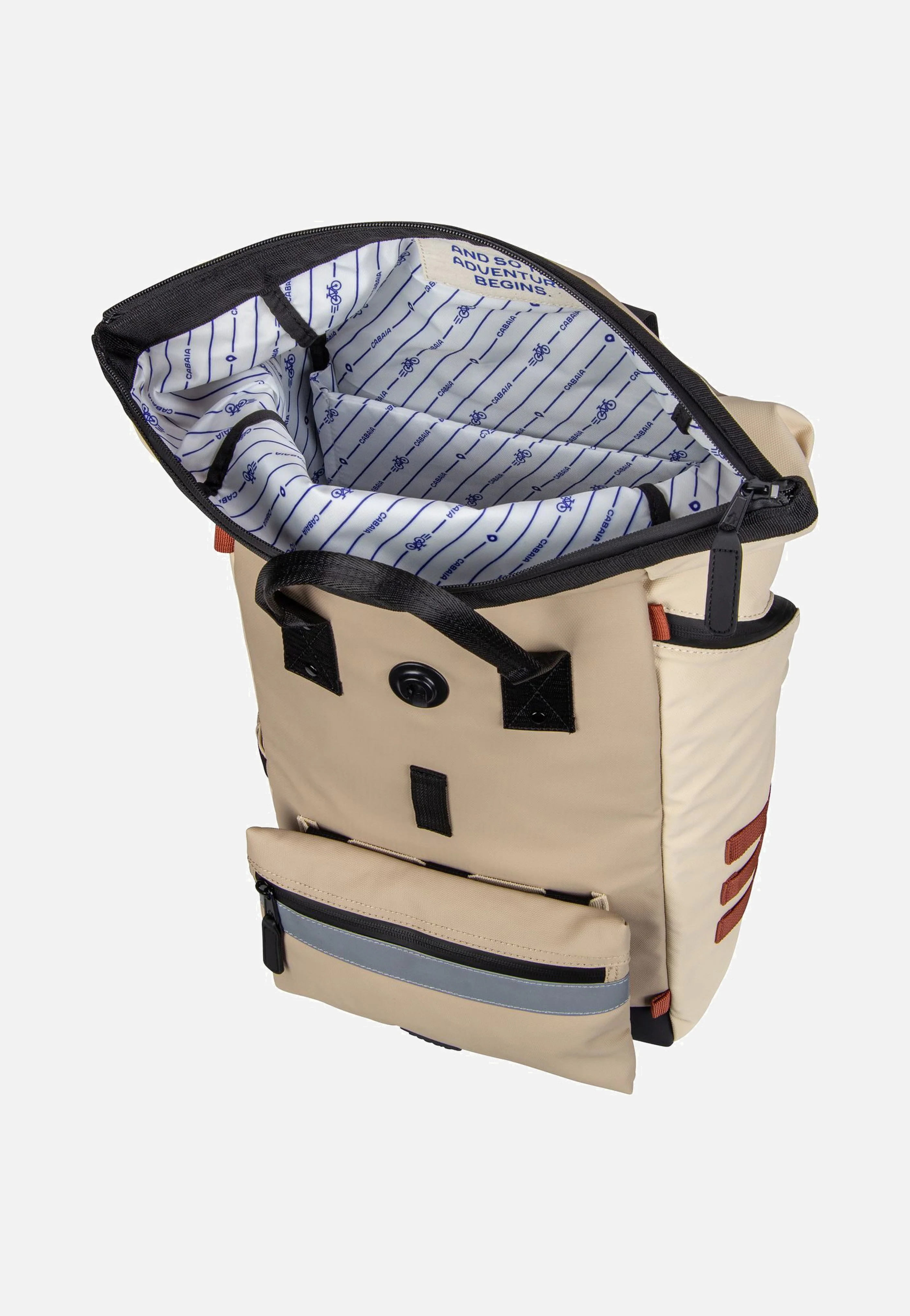Explorer Recycled Oxford Medium Cap Brenton - Rolltop Rucksack - Image 3